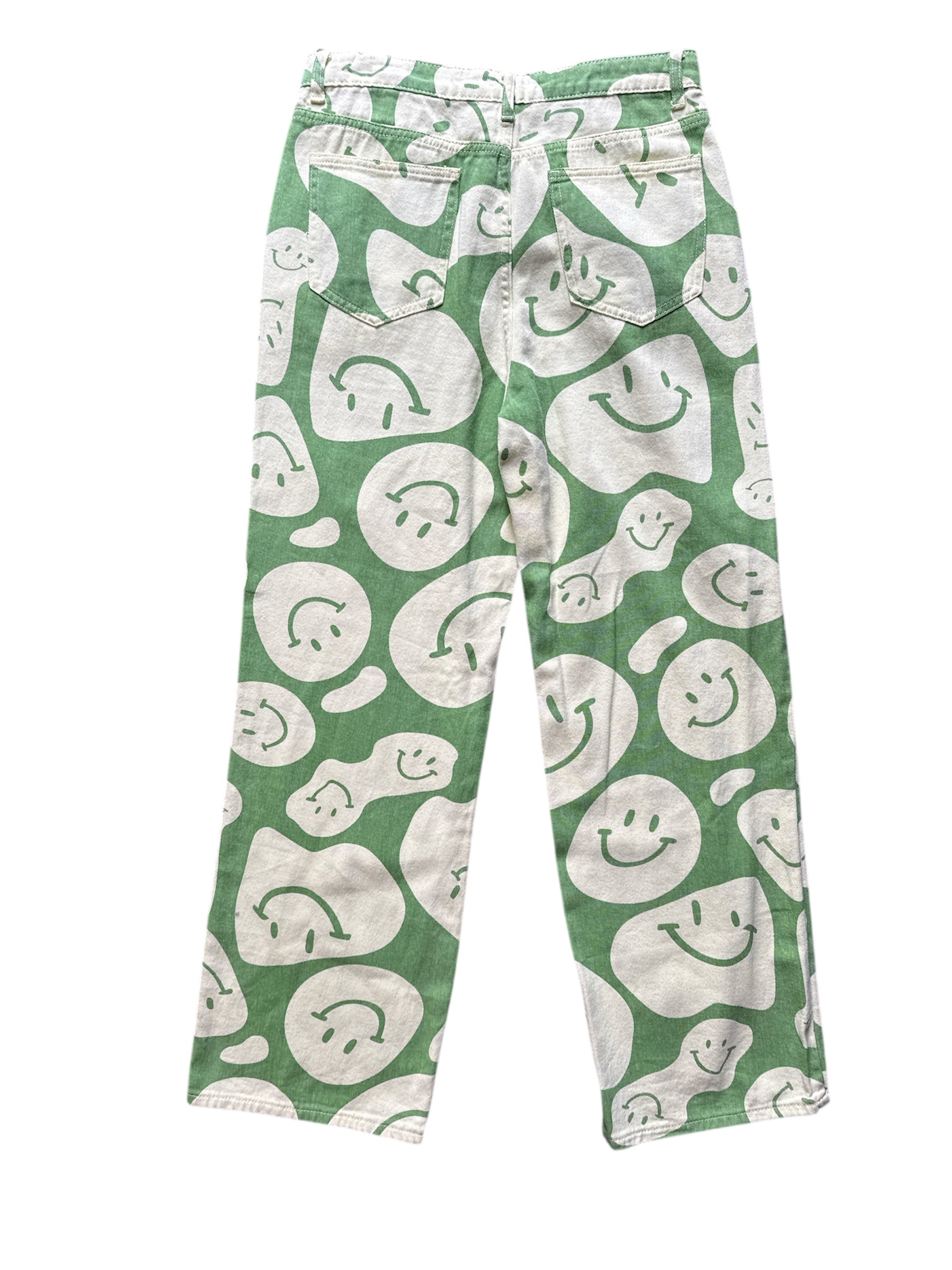 green yellow bailey rose nwt smiley pants, L