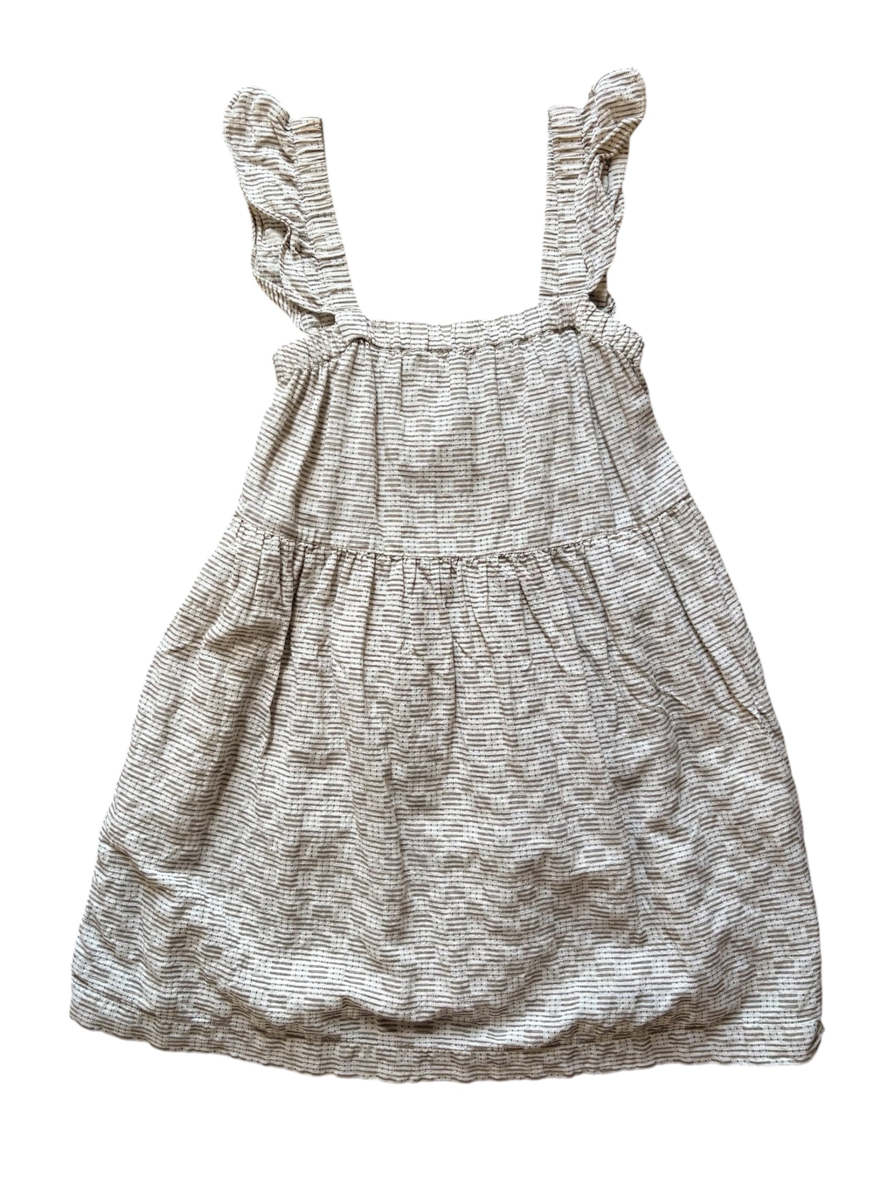 Tan Madewell Patterned flowy tank dress, Xs