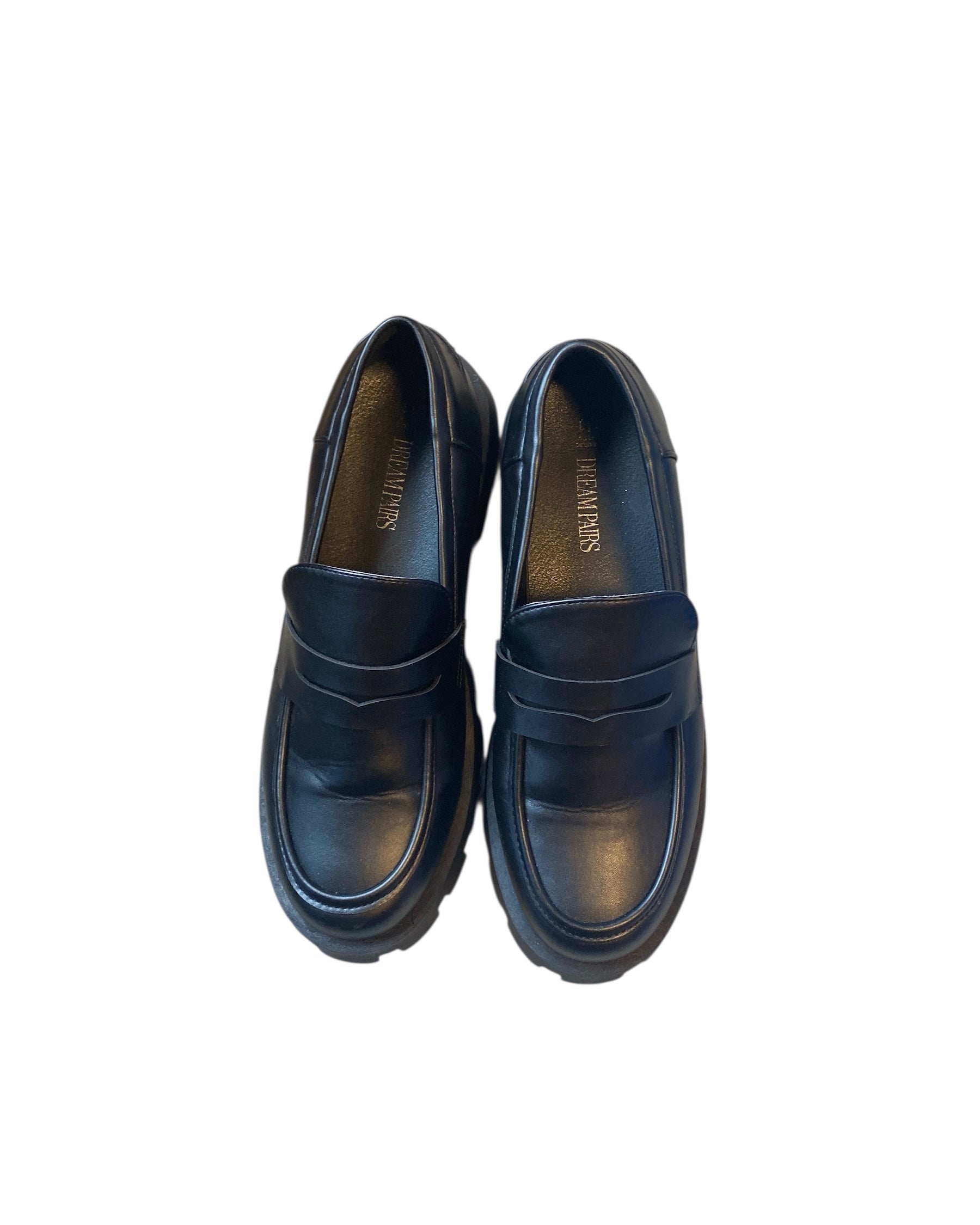 black dream pairs platform loafers, 11