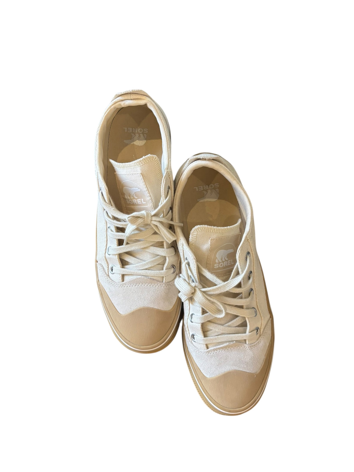 Tan Sorel Sporty canvas sneaker, 10.5