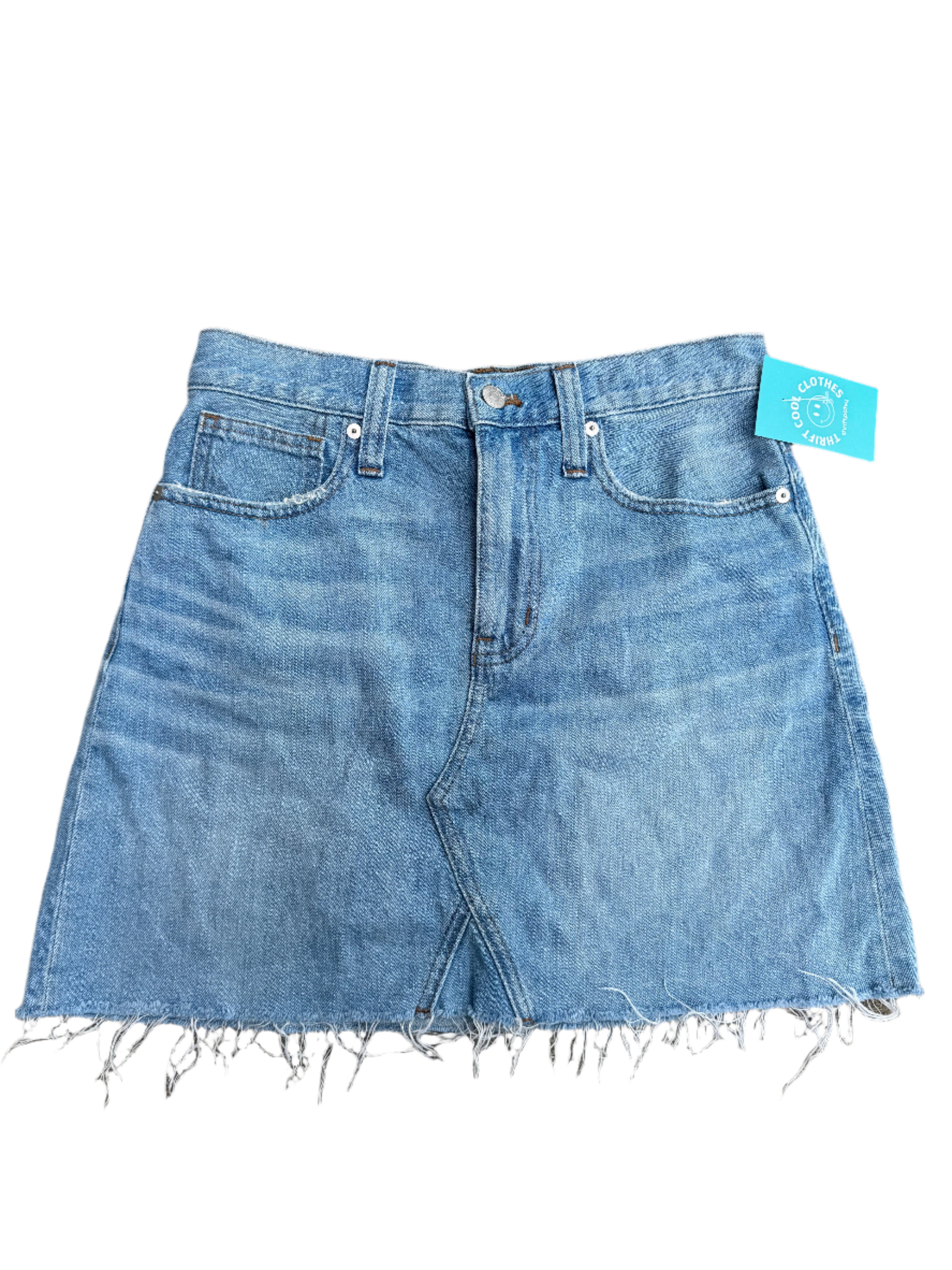 Madewell A line denim skirt, 26