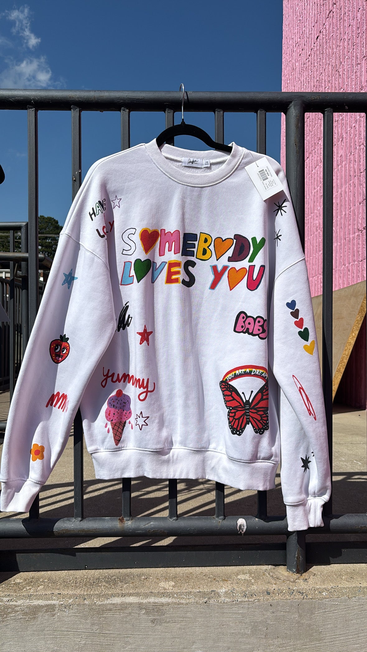white mayfair group somebody loves you crew, os