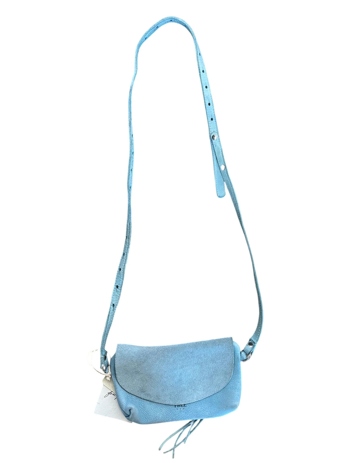 blue free people mini crossbody