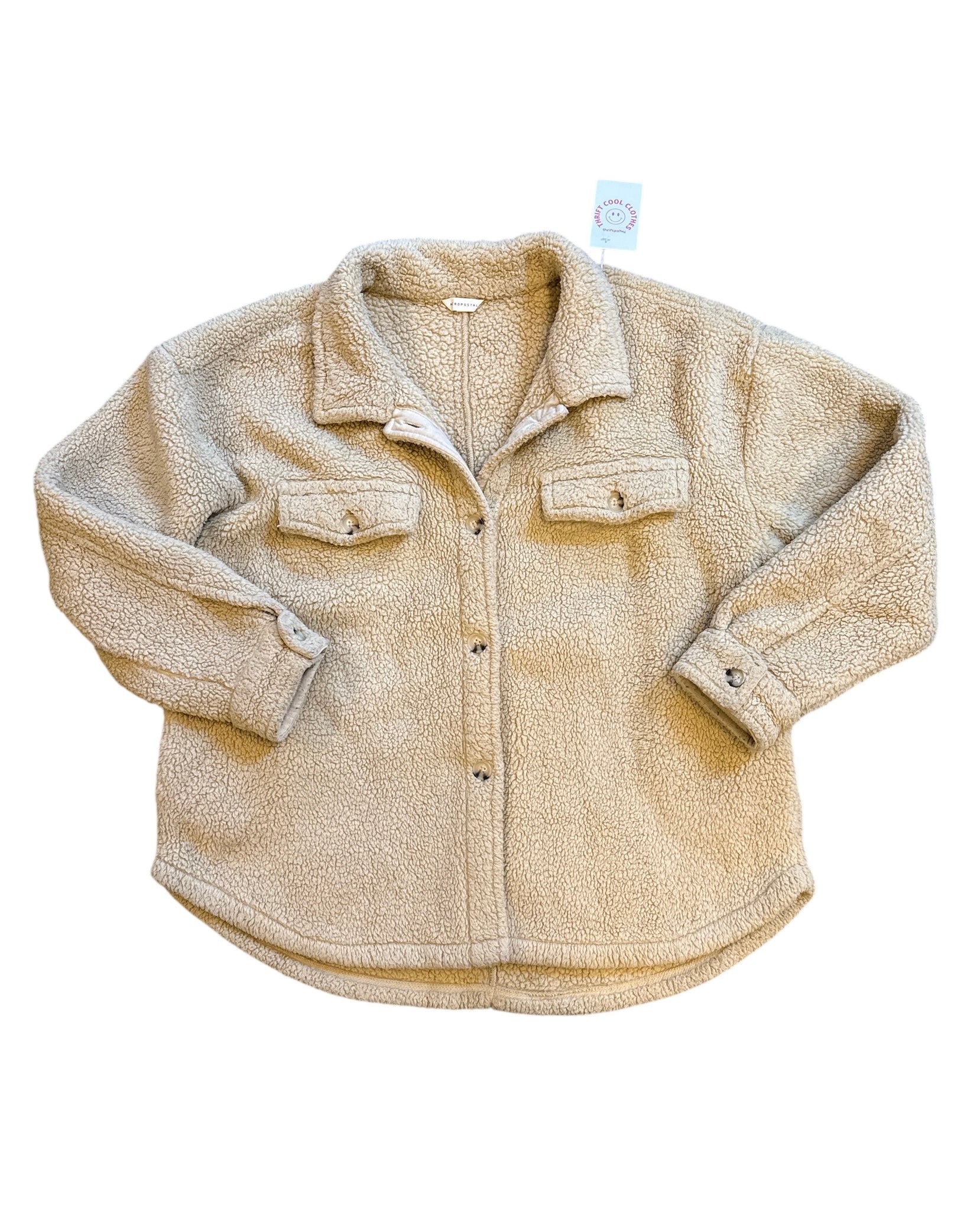 tan Aeropostle sherpa, XL