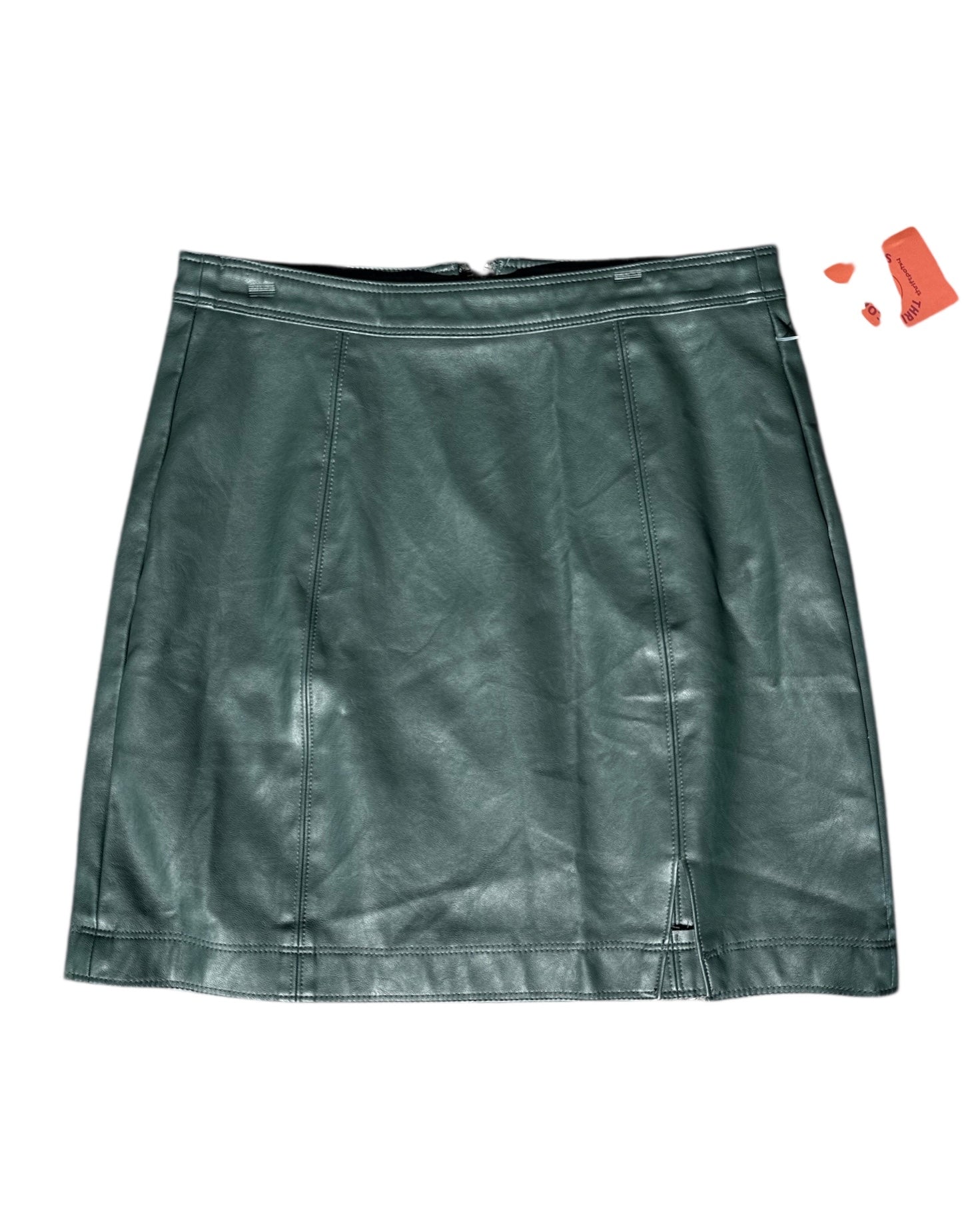 green shinestar pleather mini, s