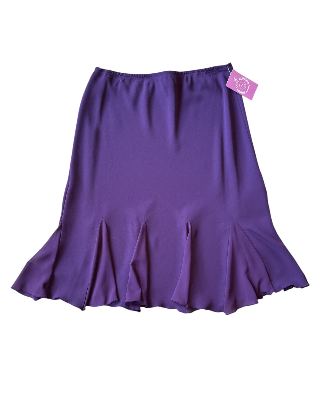 Purple Vintage flared midi skirt, 14