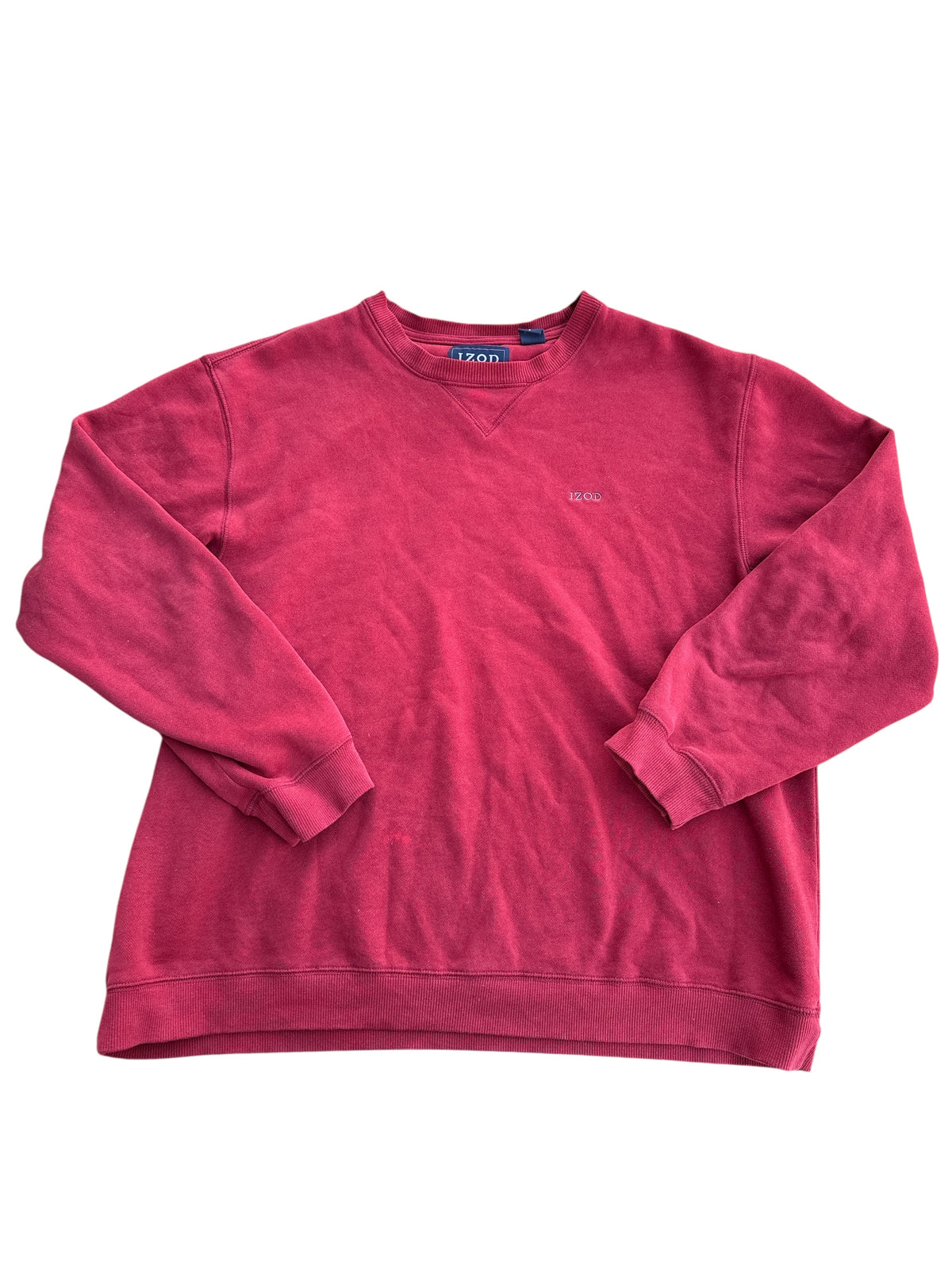 red izod ls sweater, L