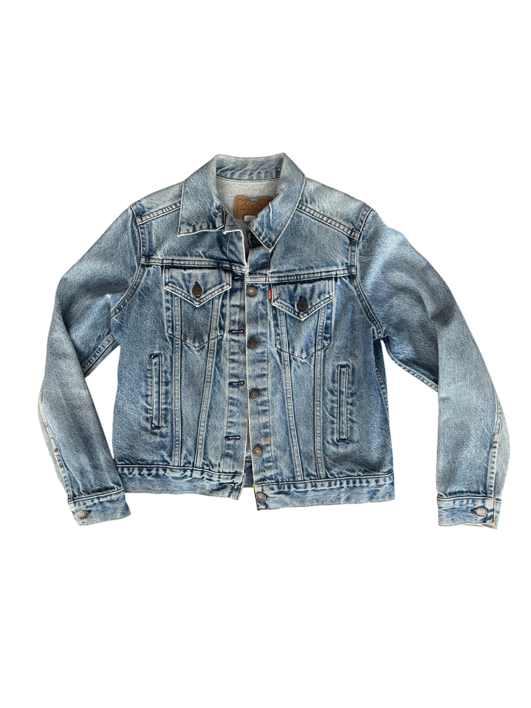 Blue Levis Med wash denim jacket, M