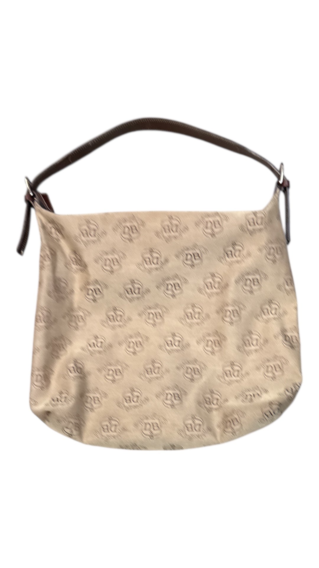 Brown tan Dooney & bourke Monogram purse