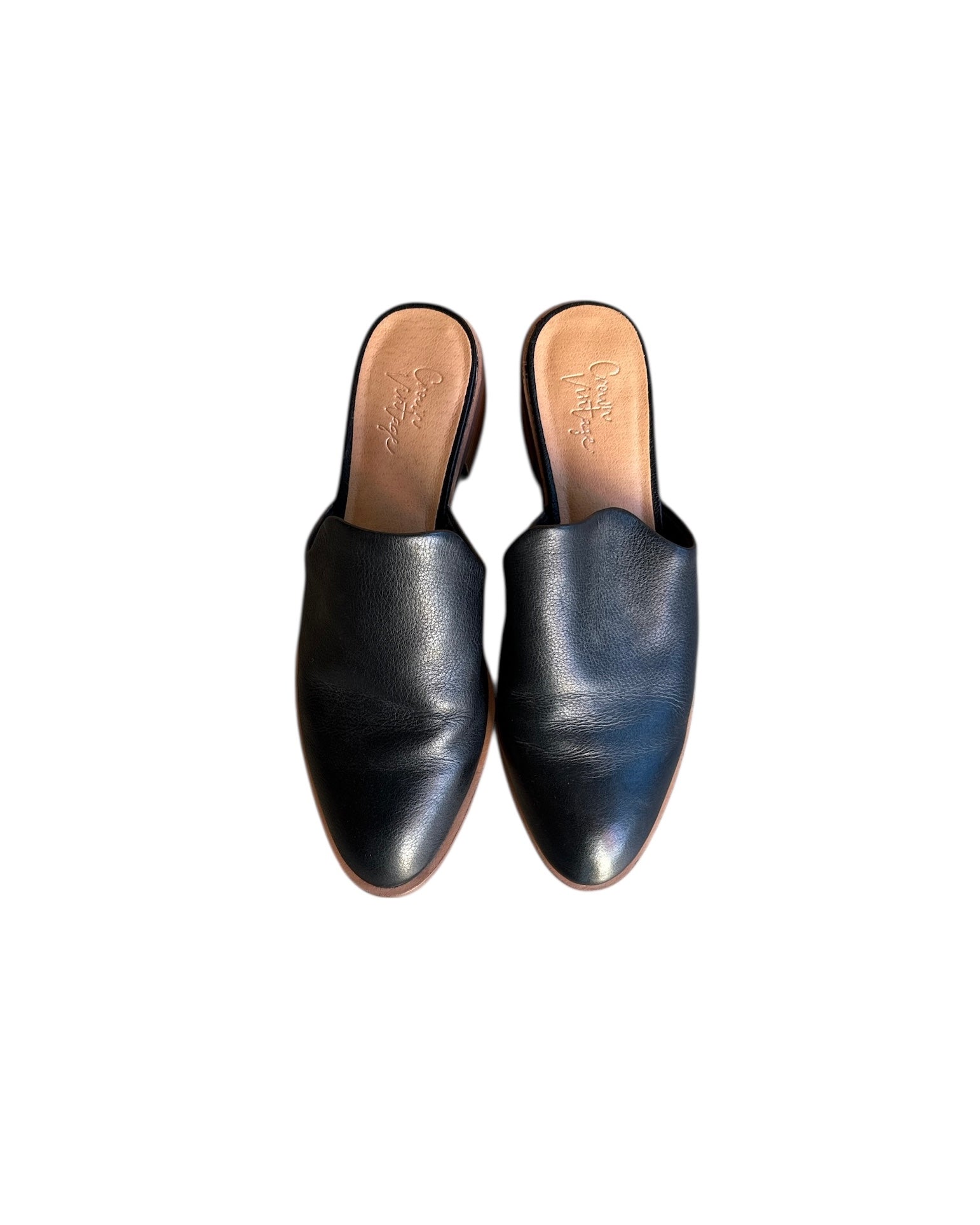 black crown vintage mule, 6.5
