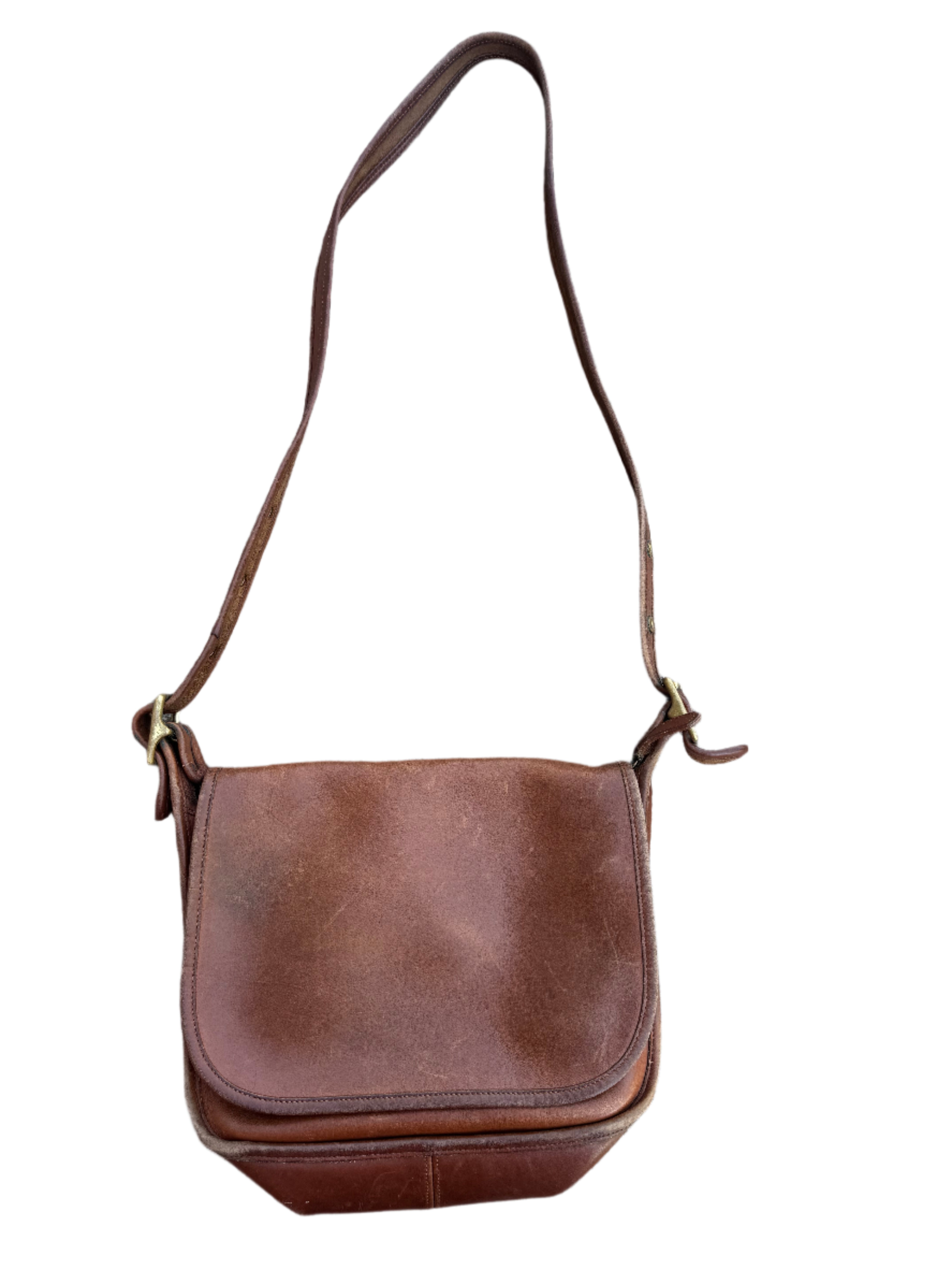 Brown Coach Vtg leather bag a82 9951