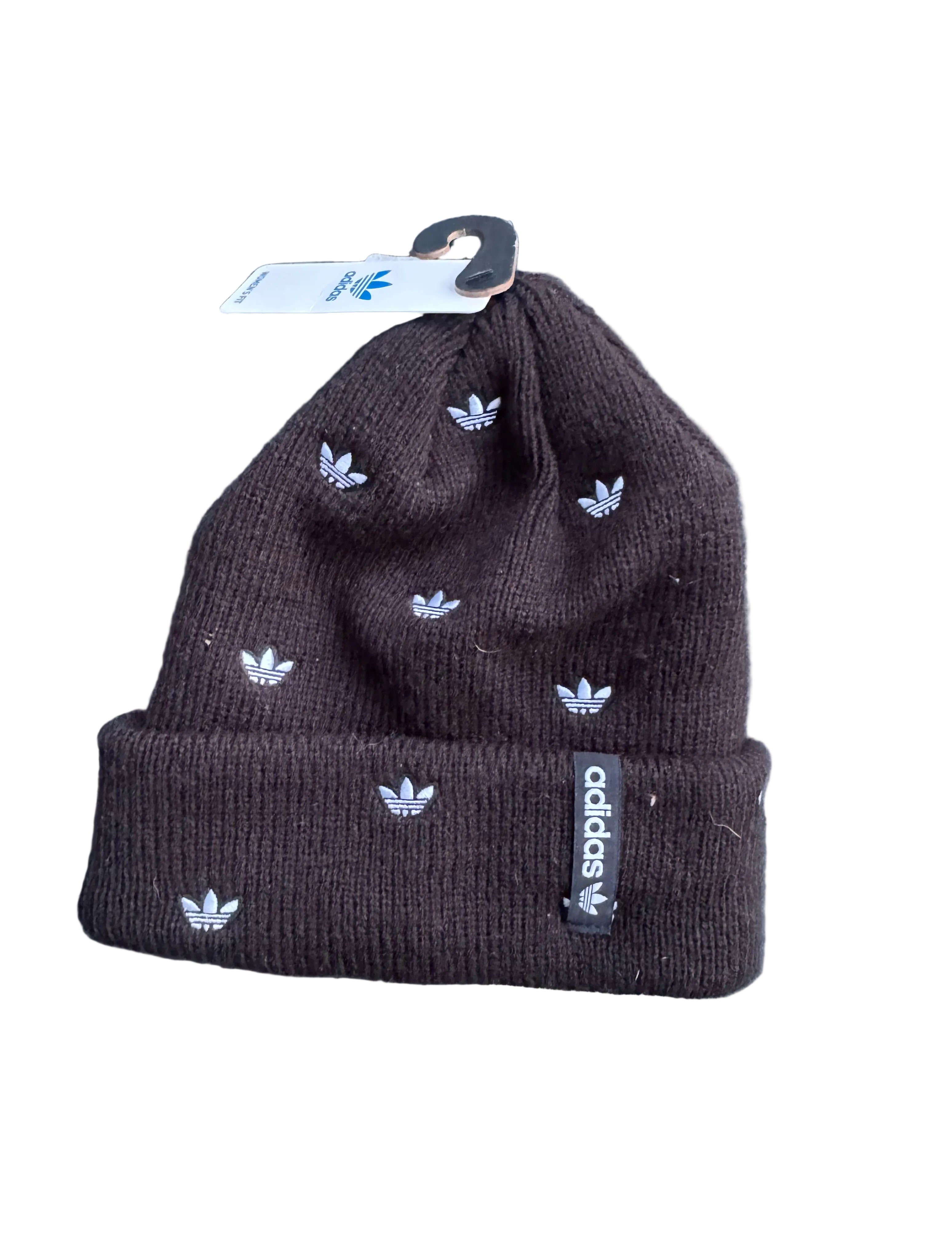 black adidas nwt beanie logo