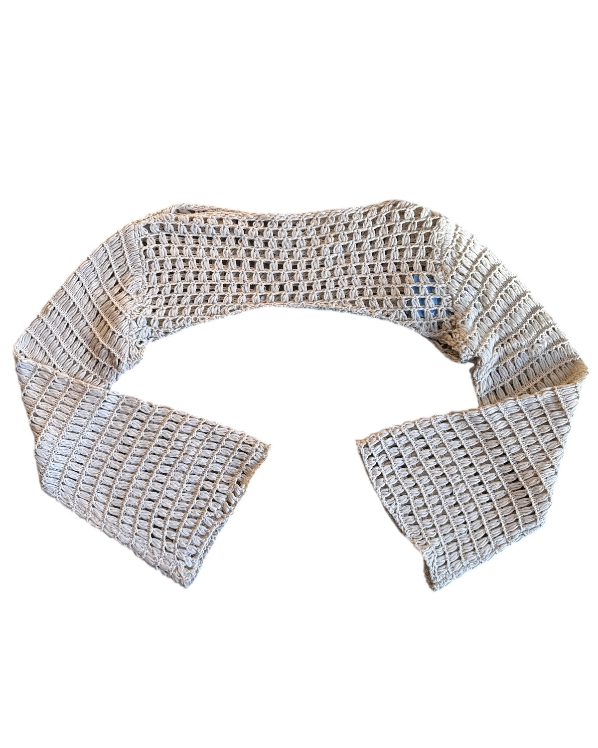 beige crochet bolero