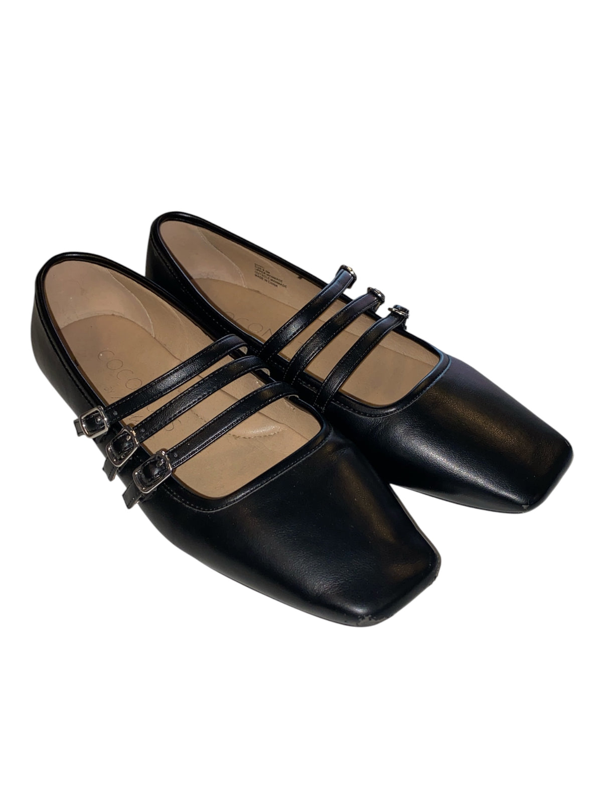 Black Coconuts by matisse Square toe flats, 8.5