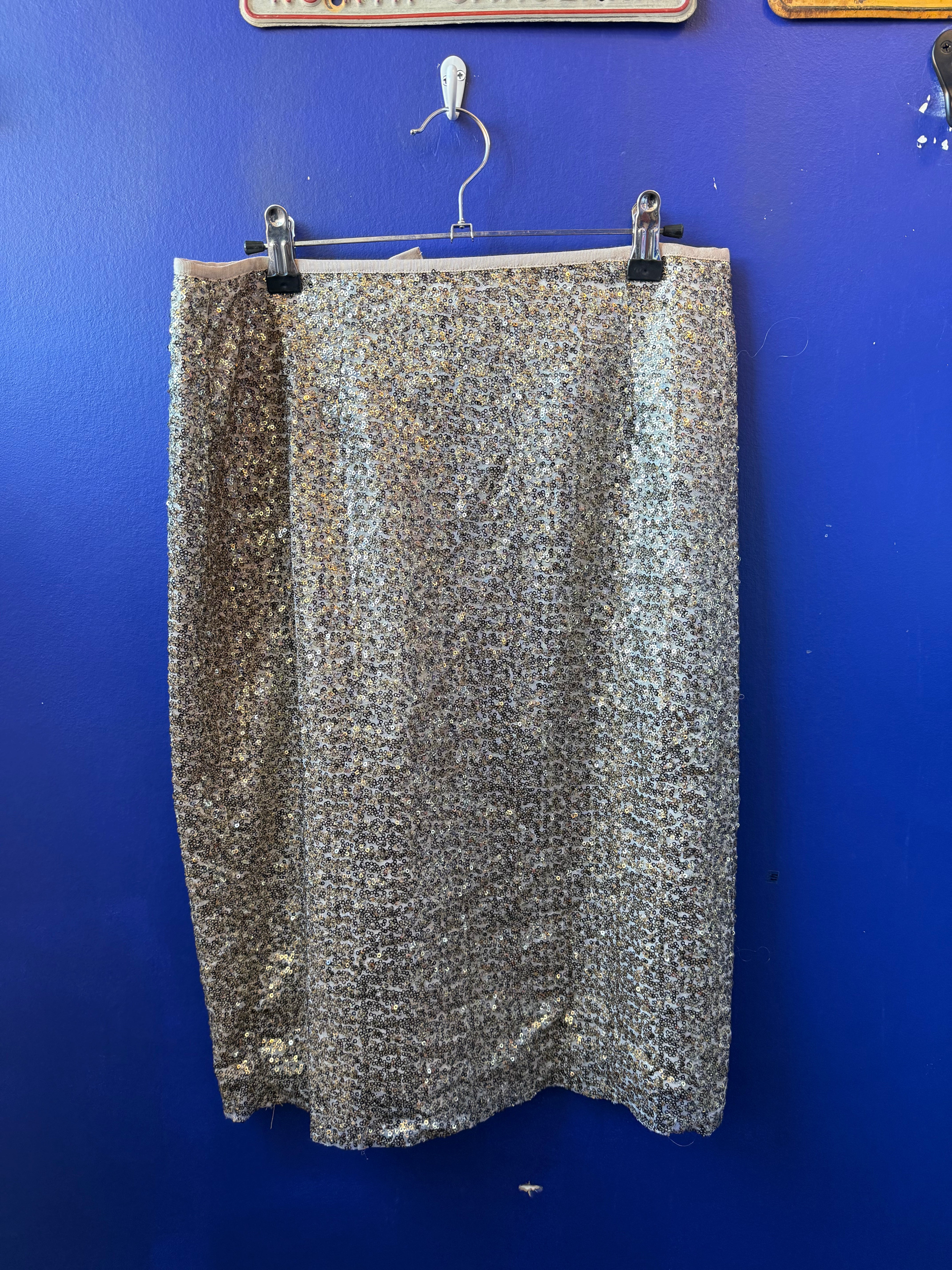 gold chicos sequin skirt, 0.5