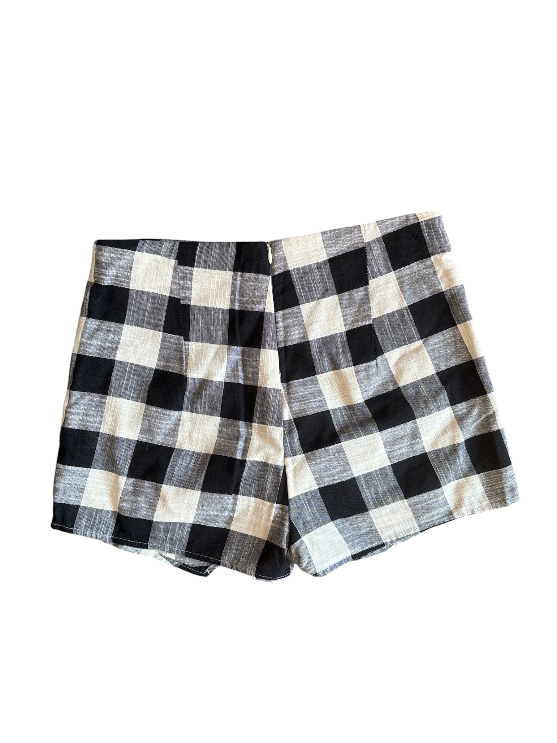Of white black Caren forbes Plaid skort