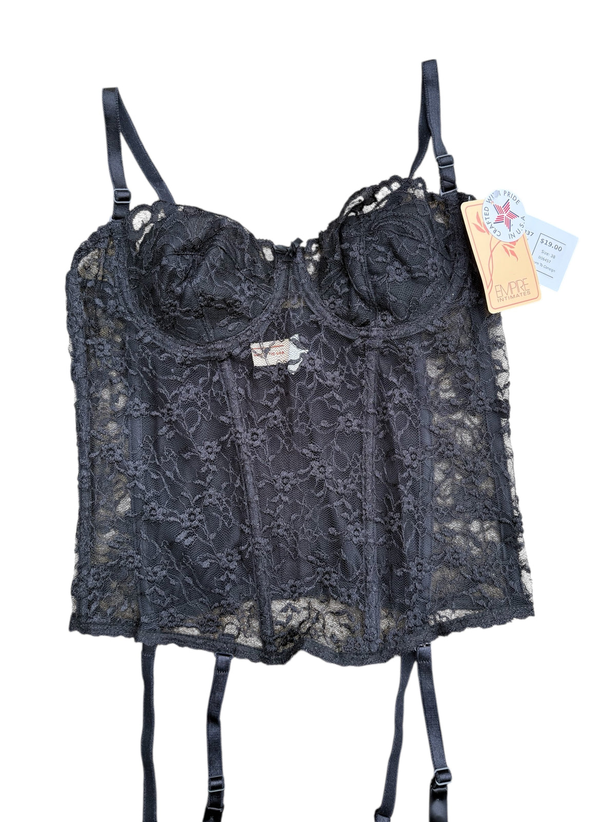 black Empire Intimates , 38 fits like a M/L