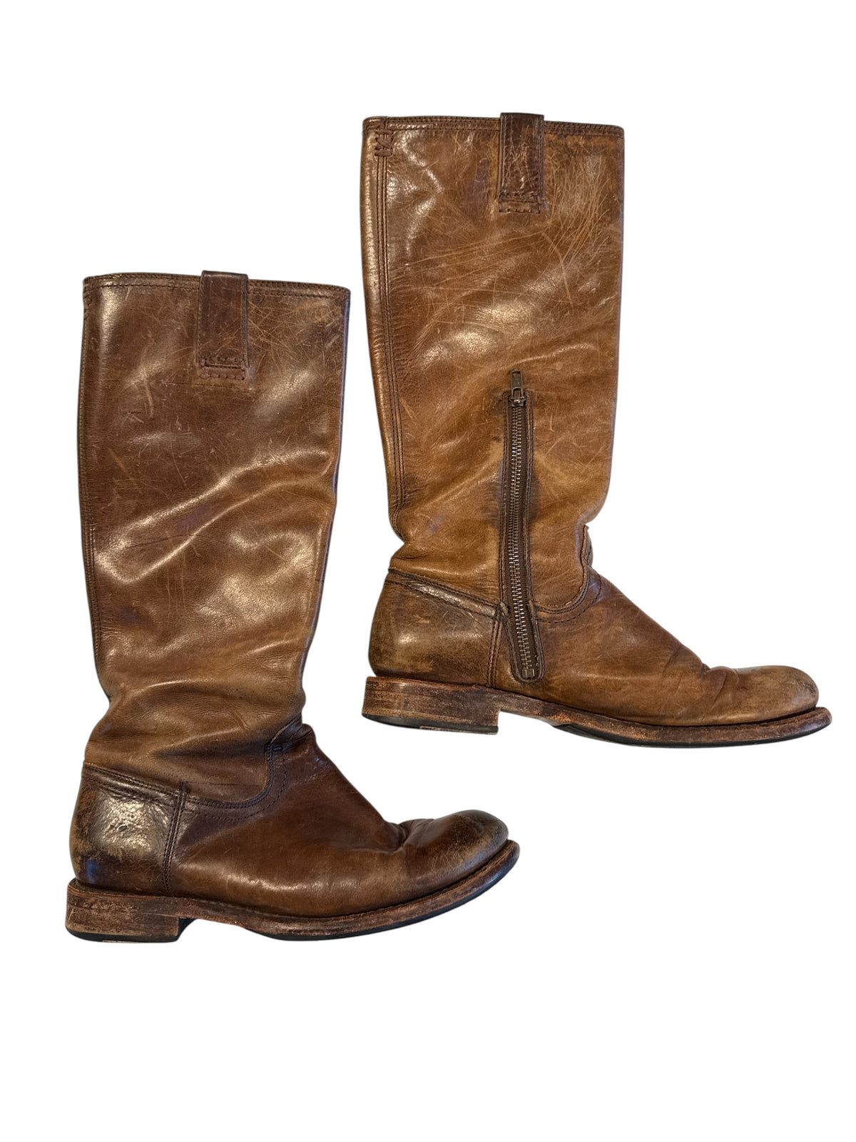 Brown Frye Leather riding boots, 8