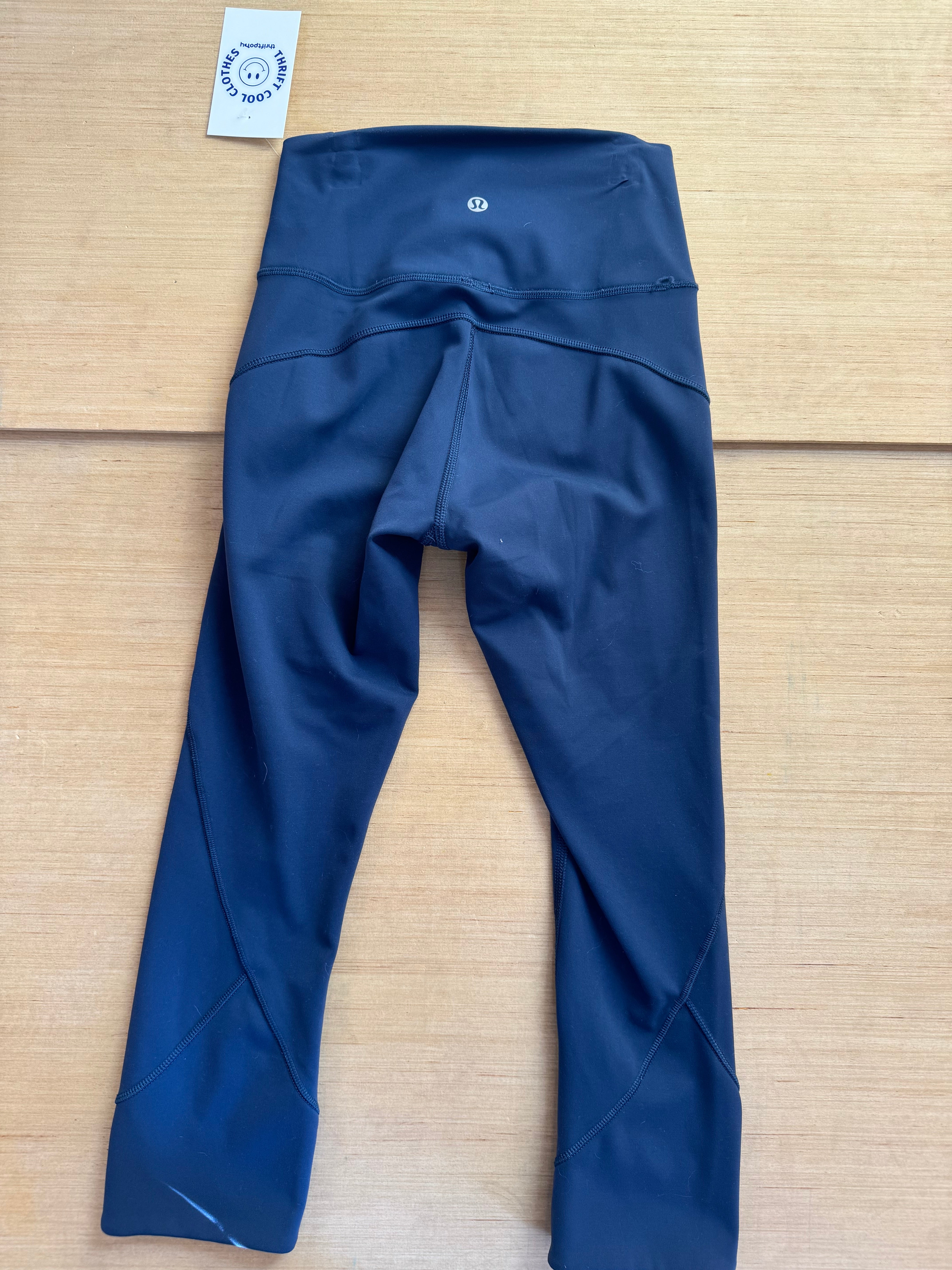 blue lululemon capri leggings, 2