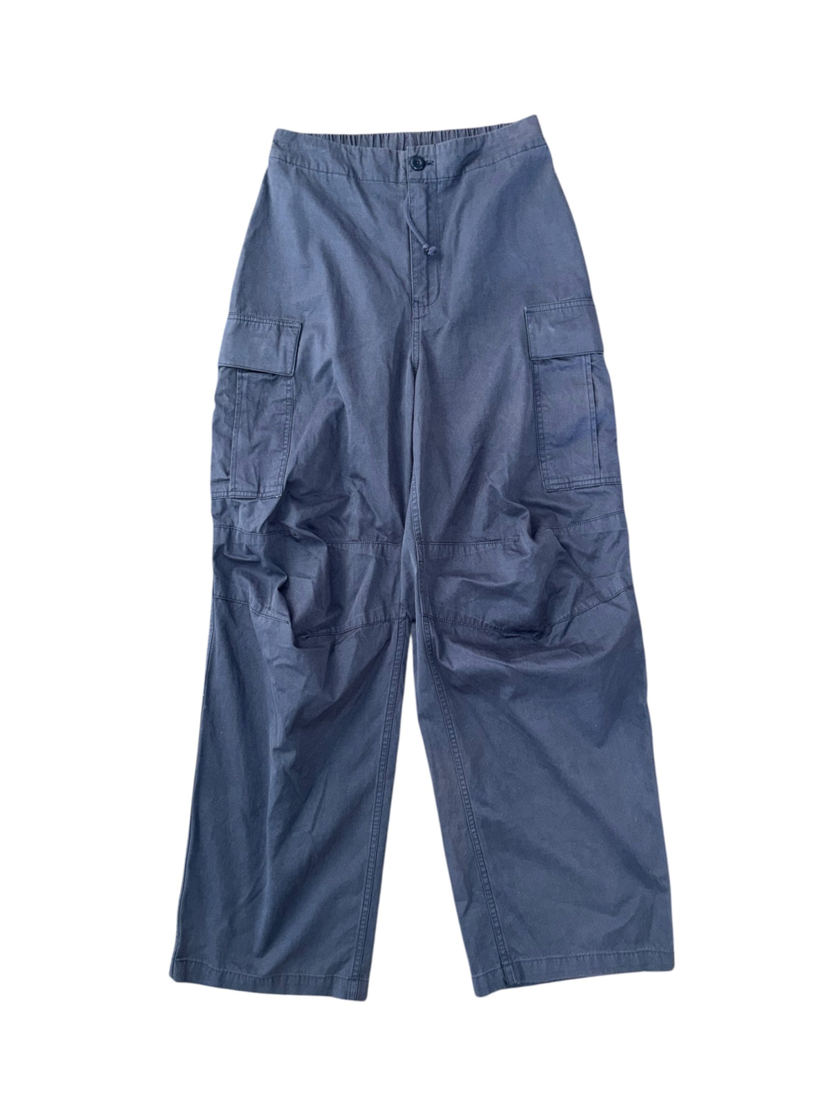 blue wide leg cargos, xxs
