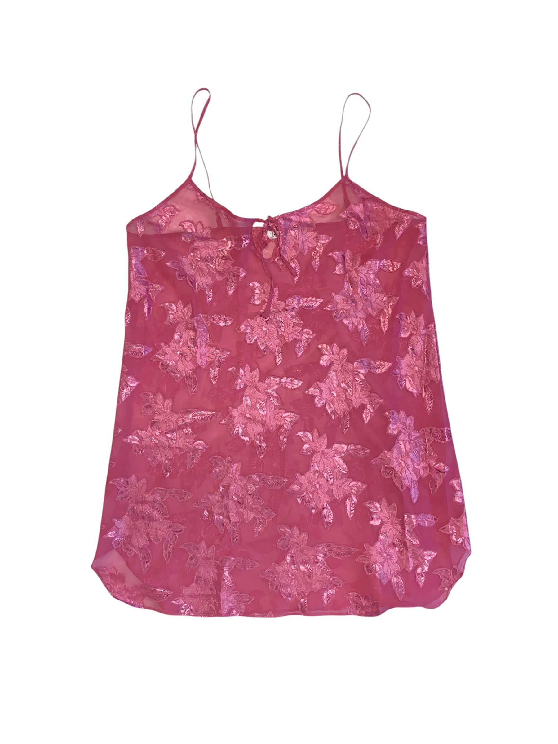 pink secret tank slip dress