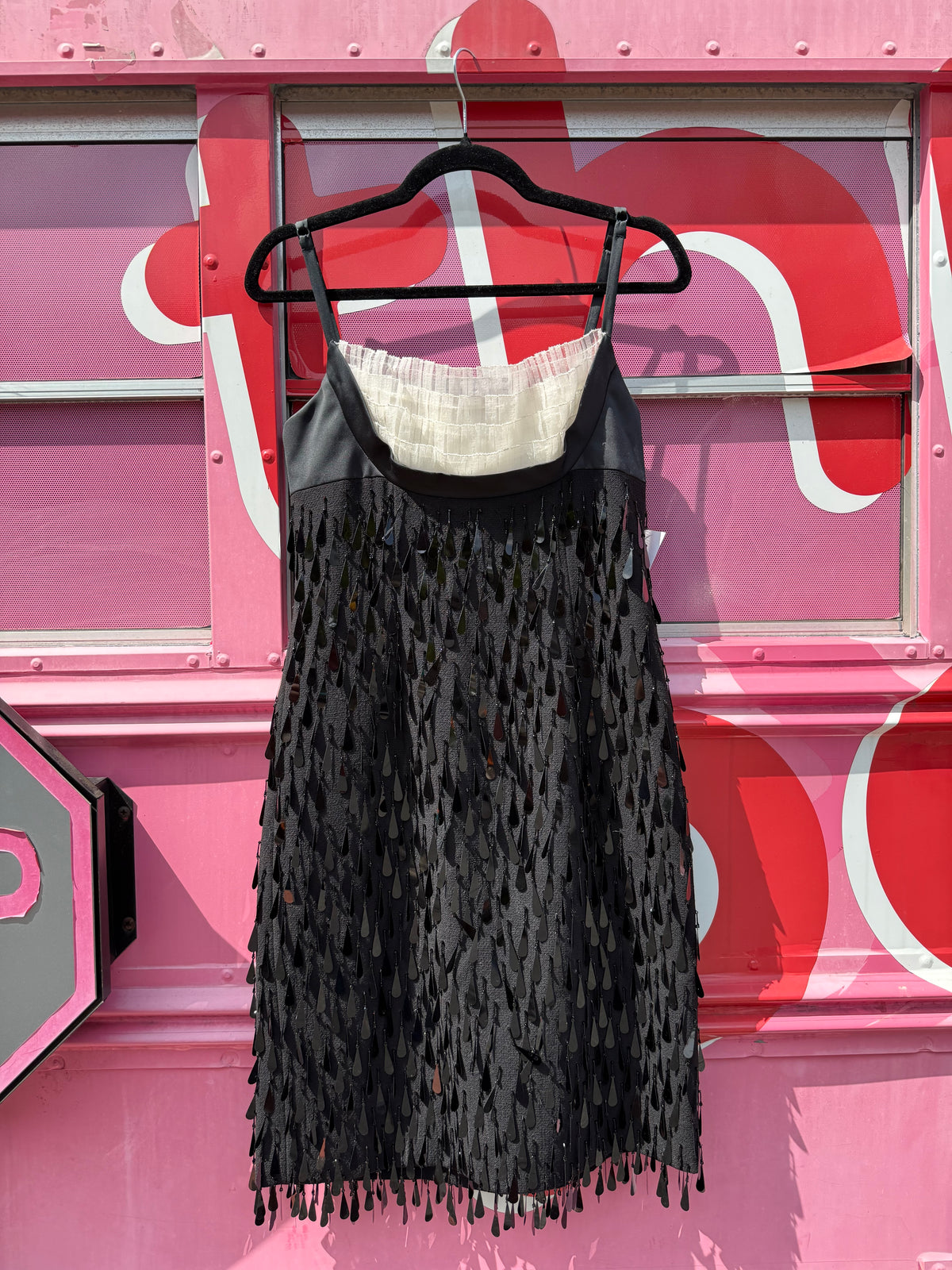 black white Marc jacobs embellished lil dress, 2