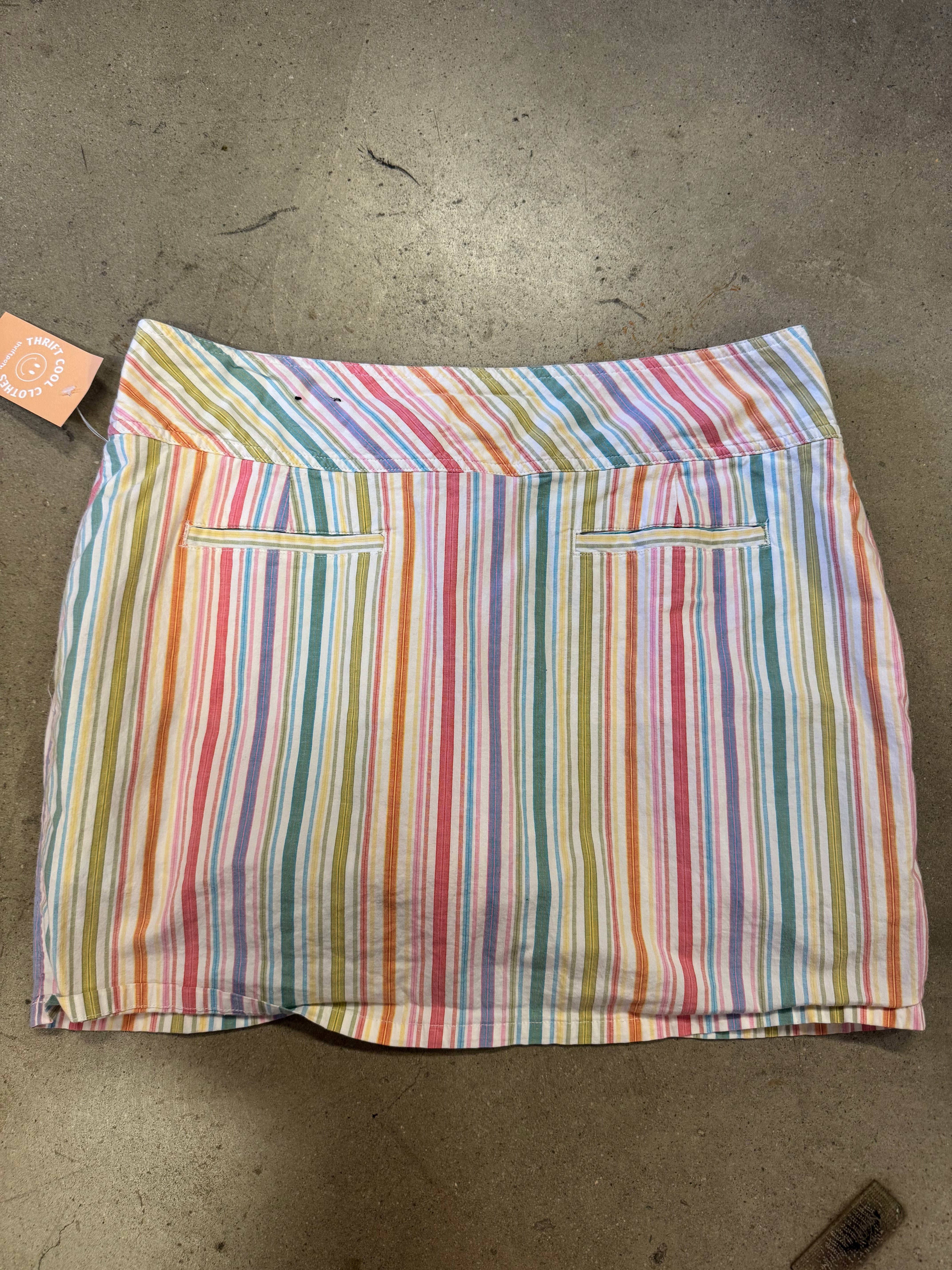 Rainbow Fashion bug Striped skort, 14