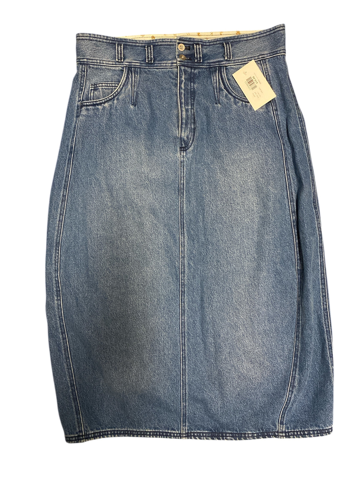 light denim pilcro midi skirt, 16P