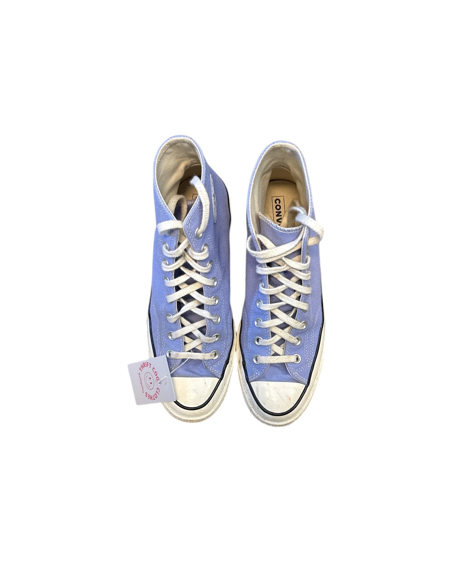 Periwinkle Converse High top sneakers, 10