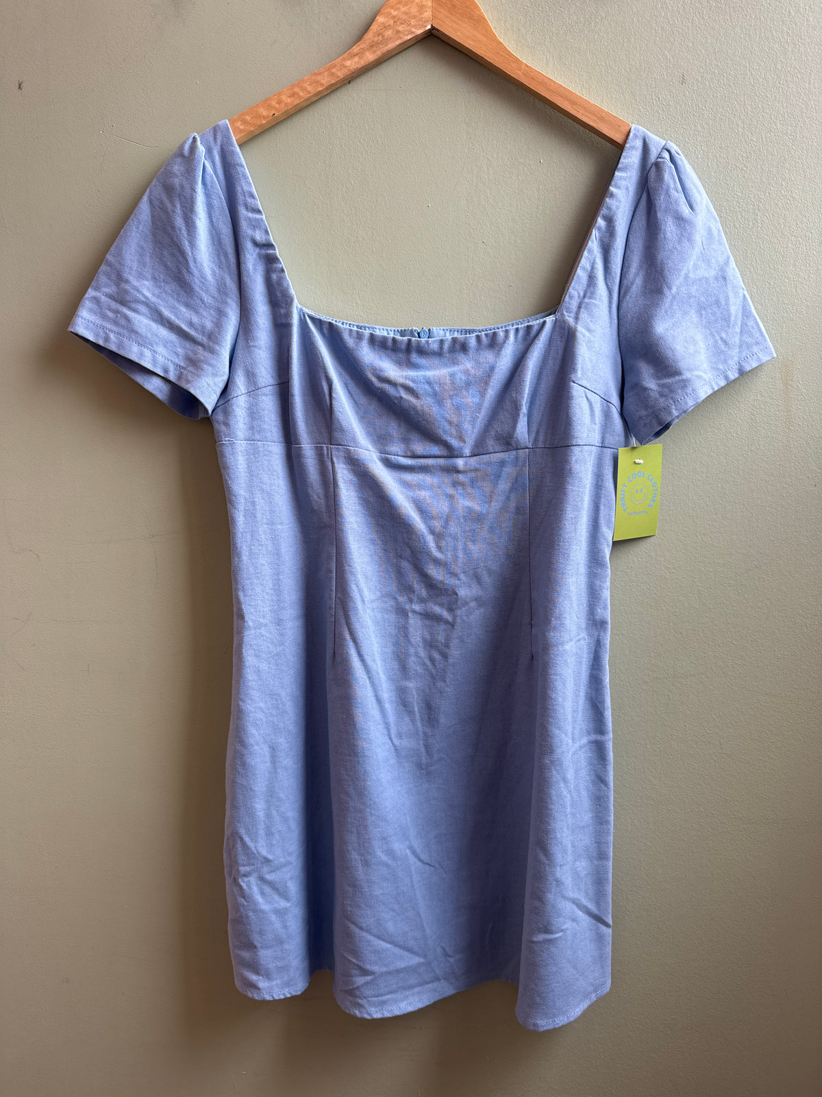 blue princess polly square puff sleeve mini dress, 10