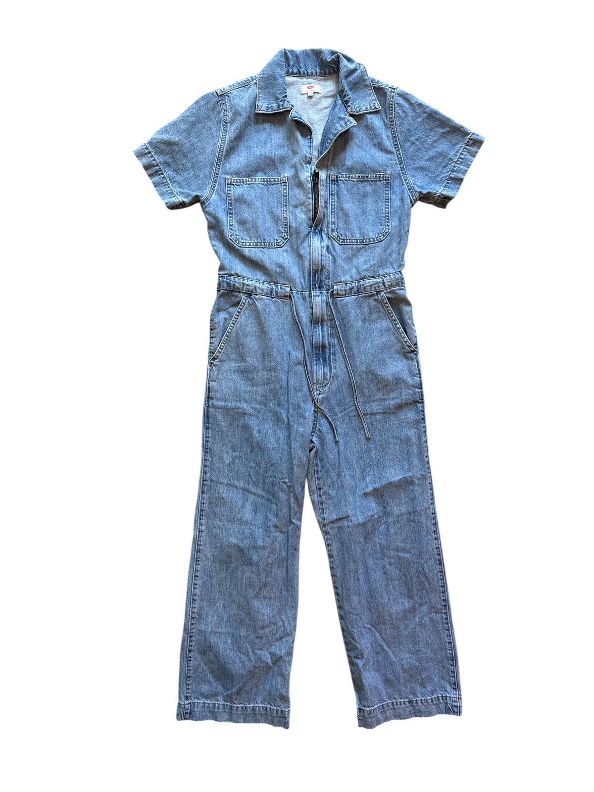 blue levi's ss denim coveralls, S