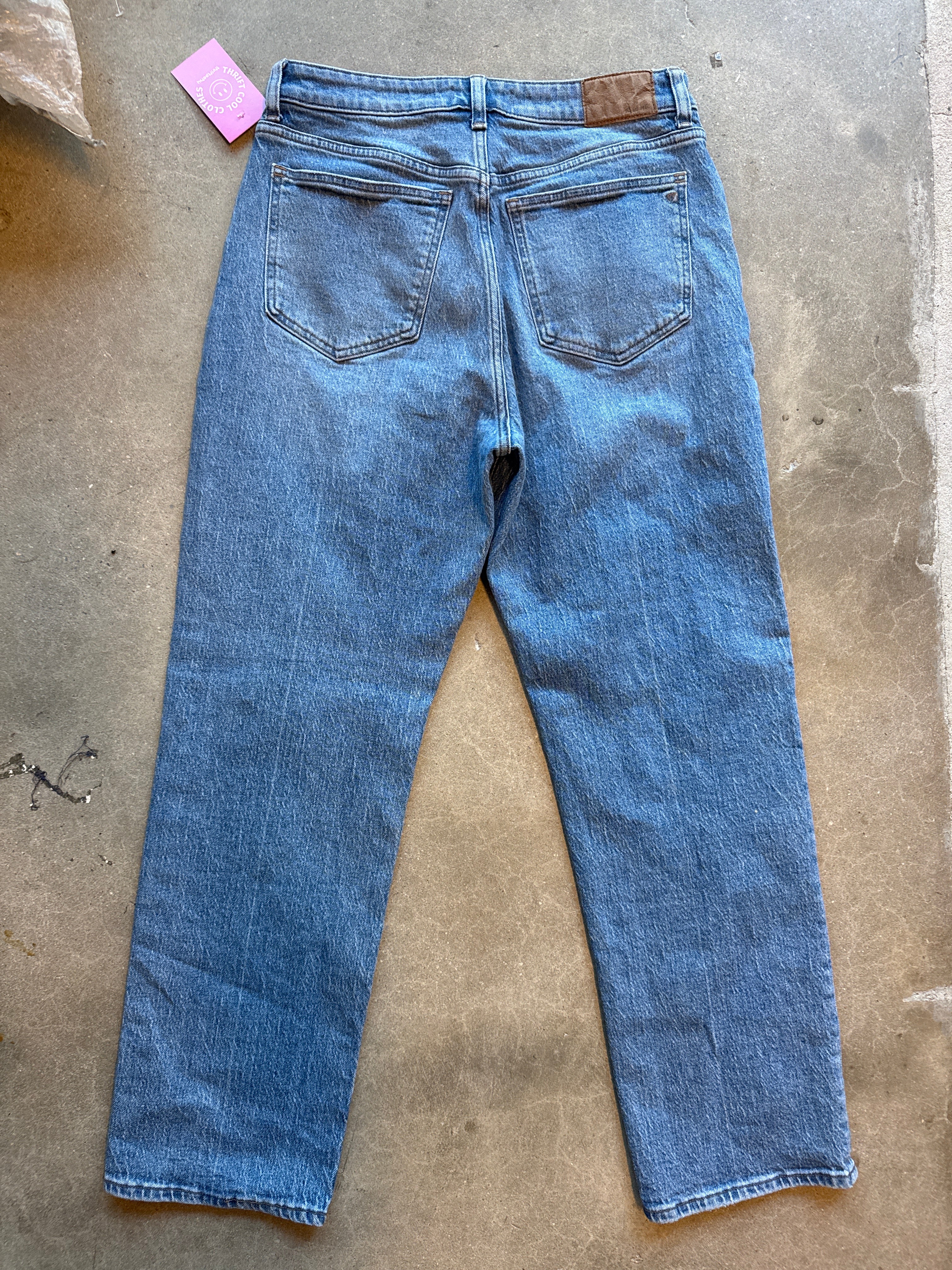 Blue Madewell curvy 90s straight Womens jeans, 29