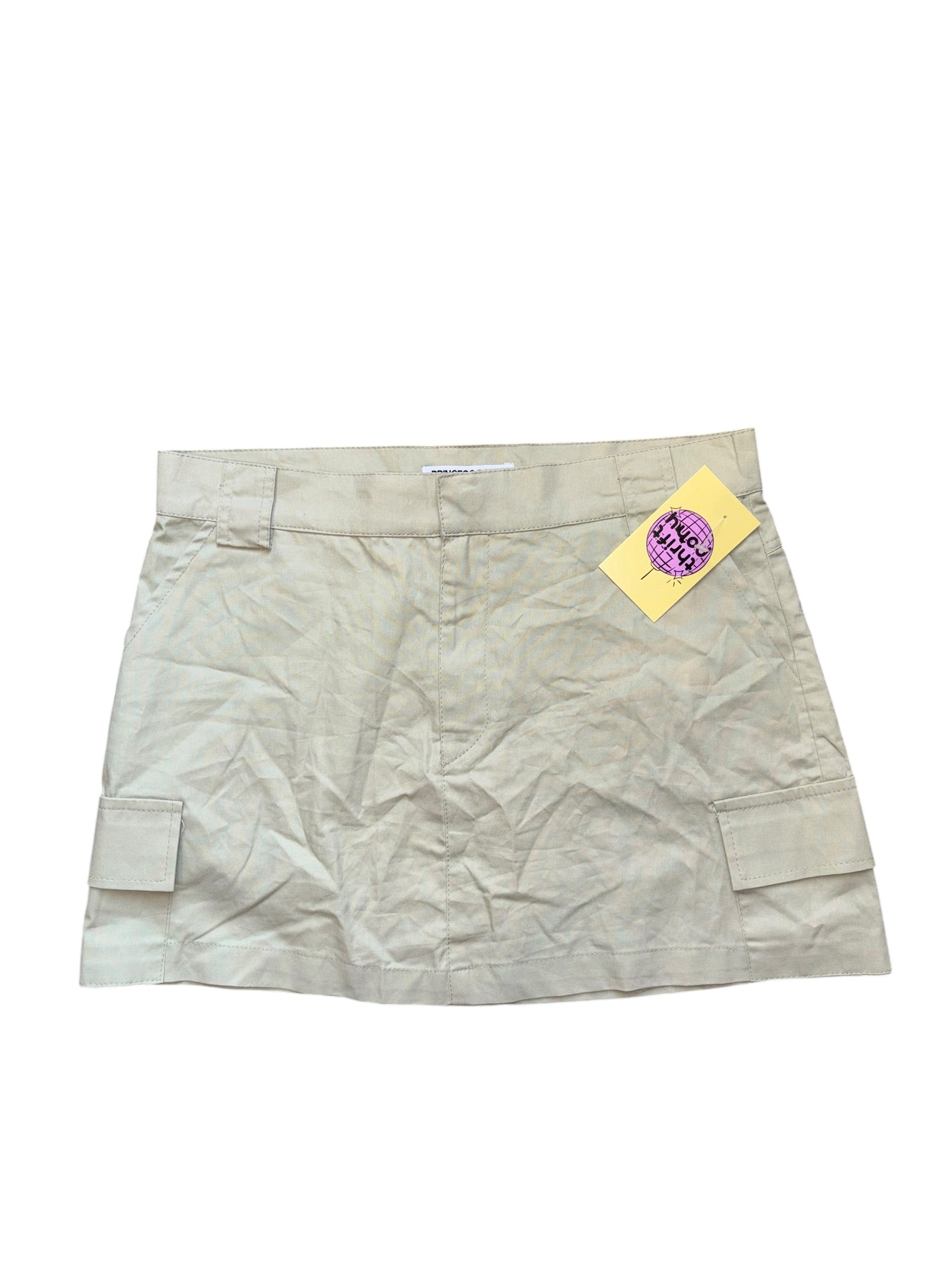 khaki princess polly Mini skirt, 4