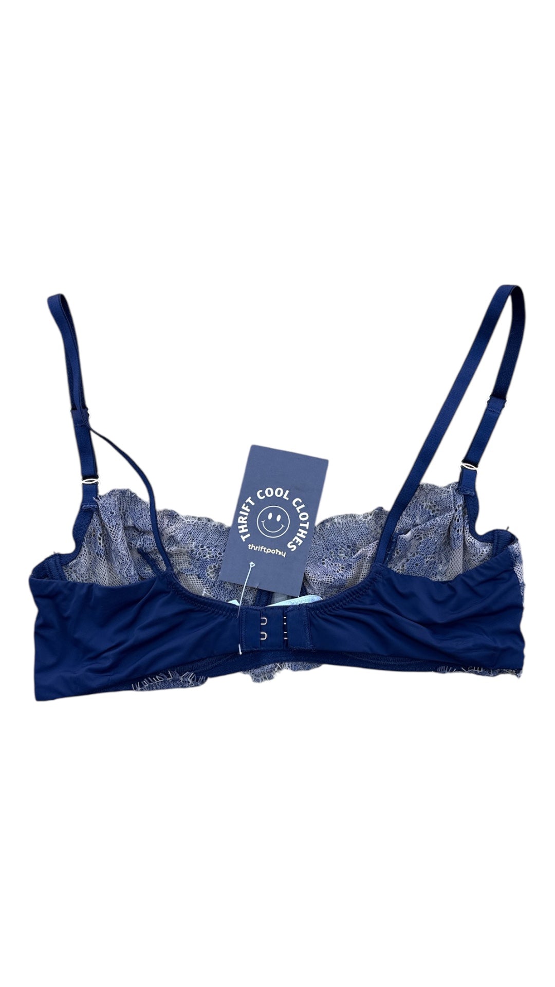 blue skarlett blue lacey bra, 32C