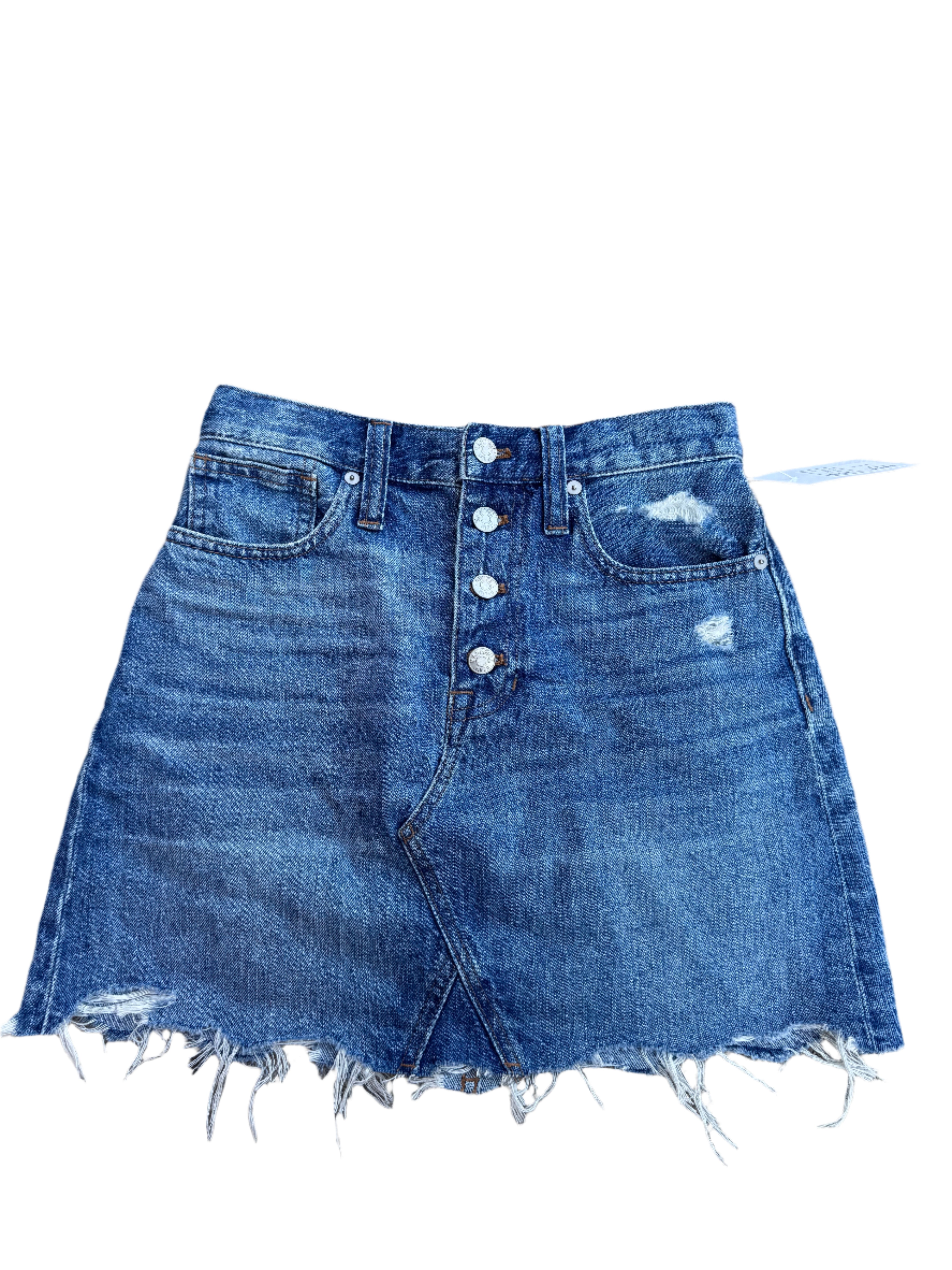 blue madewell denim skirt, 24