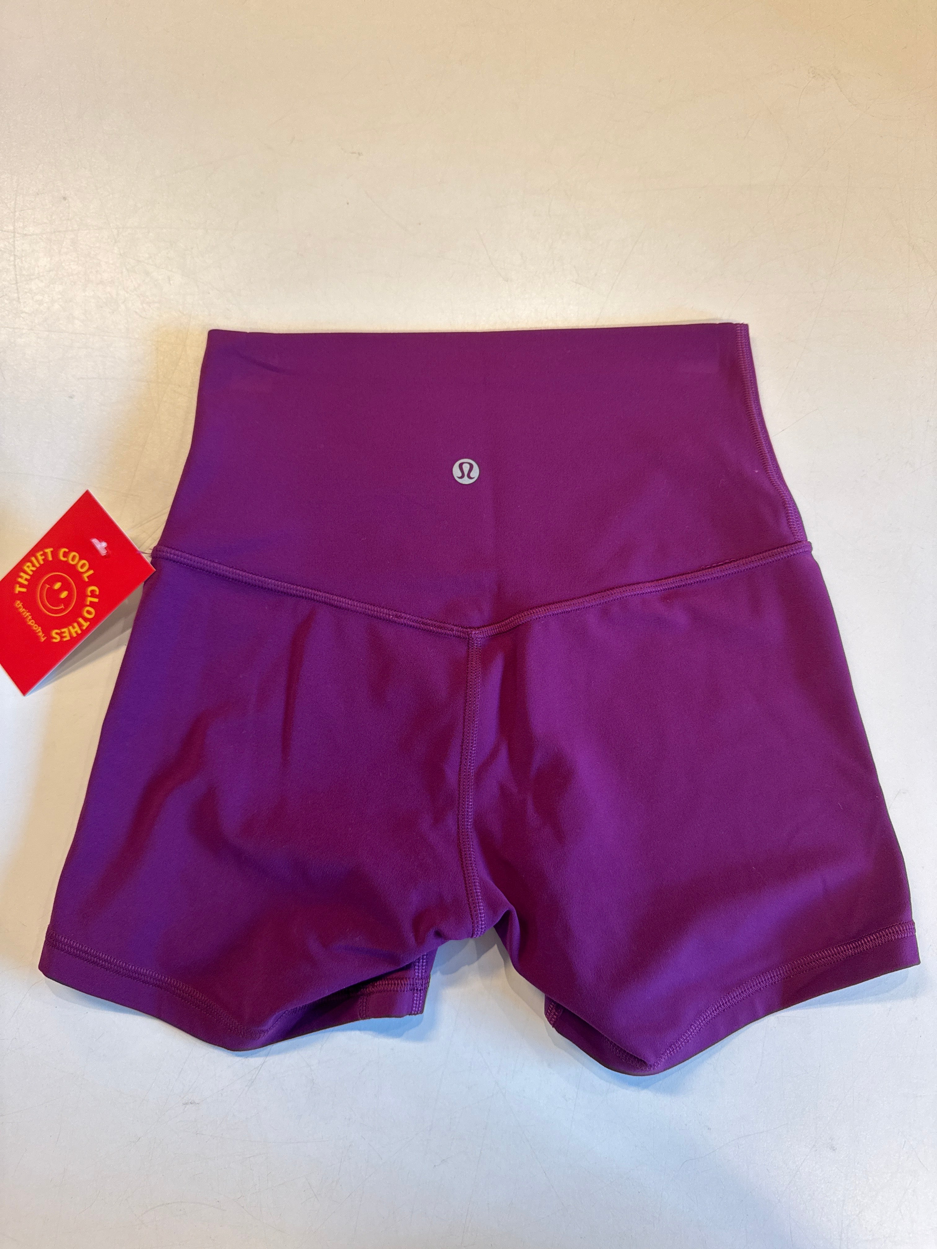 Fuschia Lululemon Mini workout short, 4
