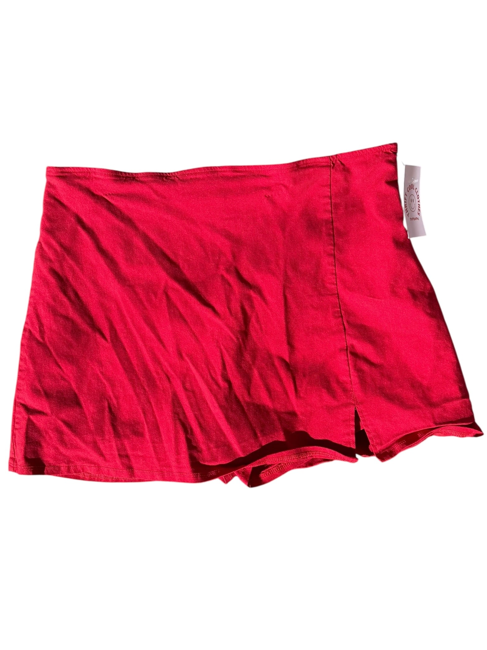 red wild fable skort, xxl
