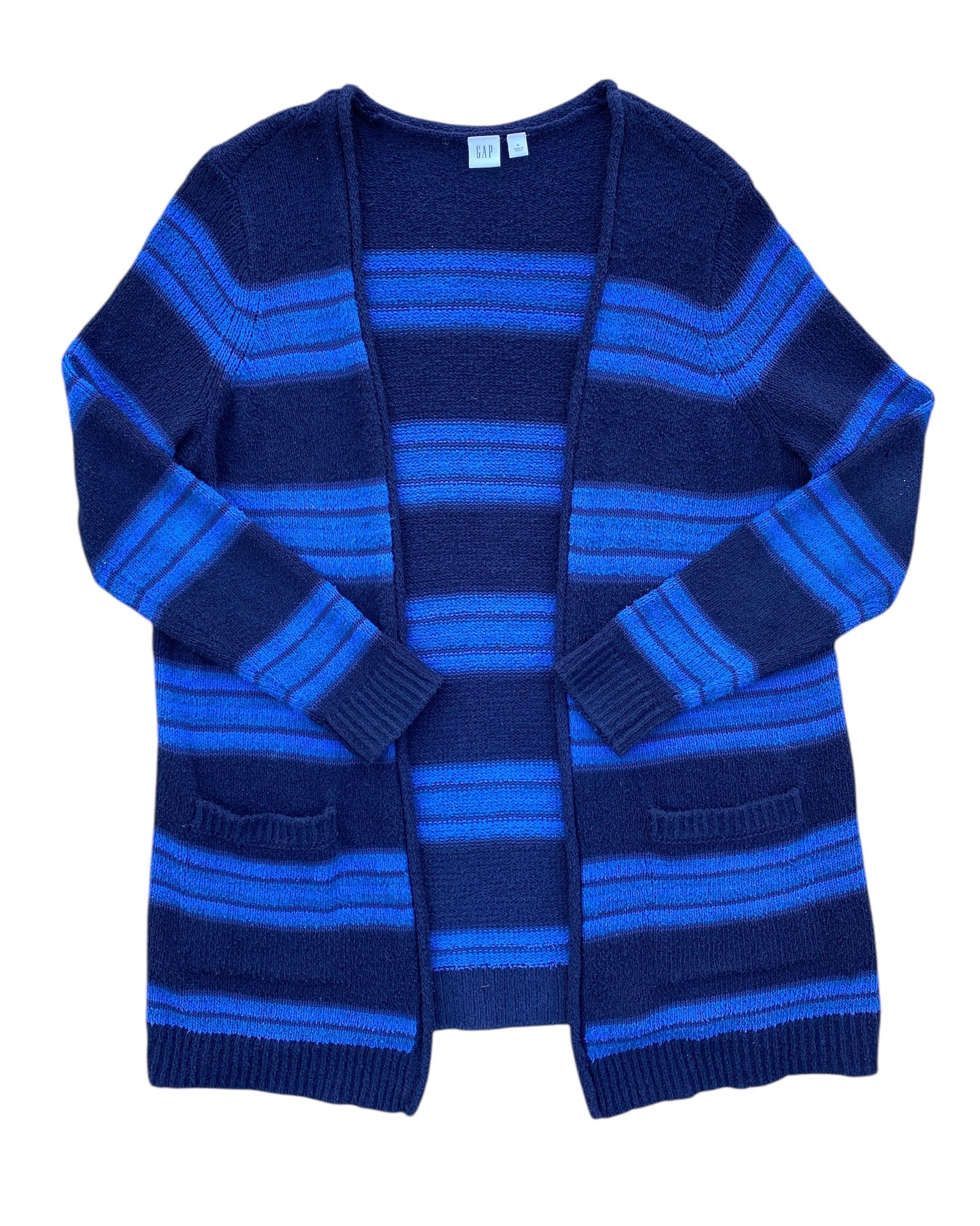 Blue Gap Striped cardigan, M