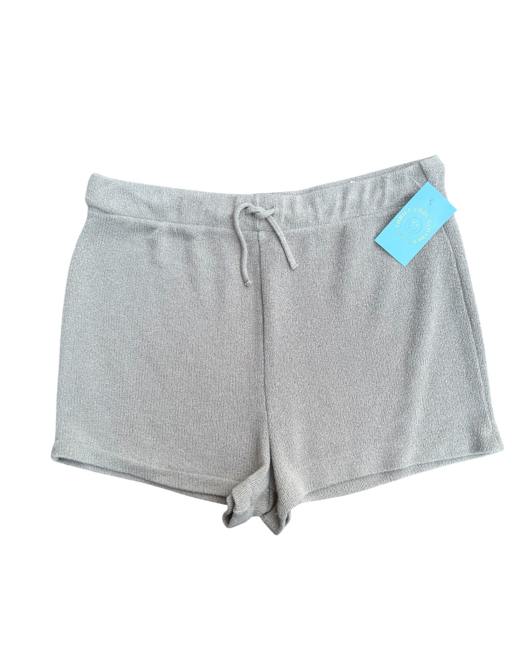 tan h&m part of set knit shorts, L
