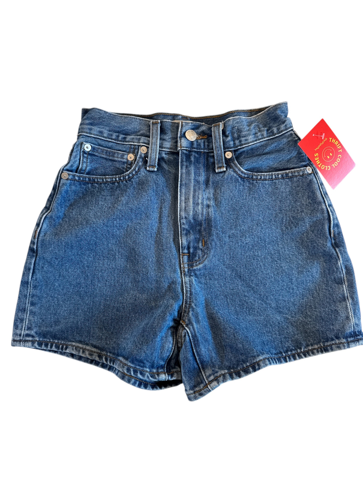 blue madewell high waisted shorts, 23