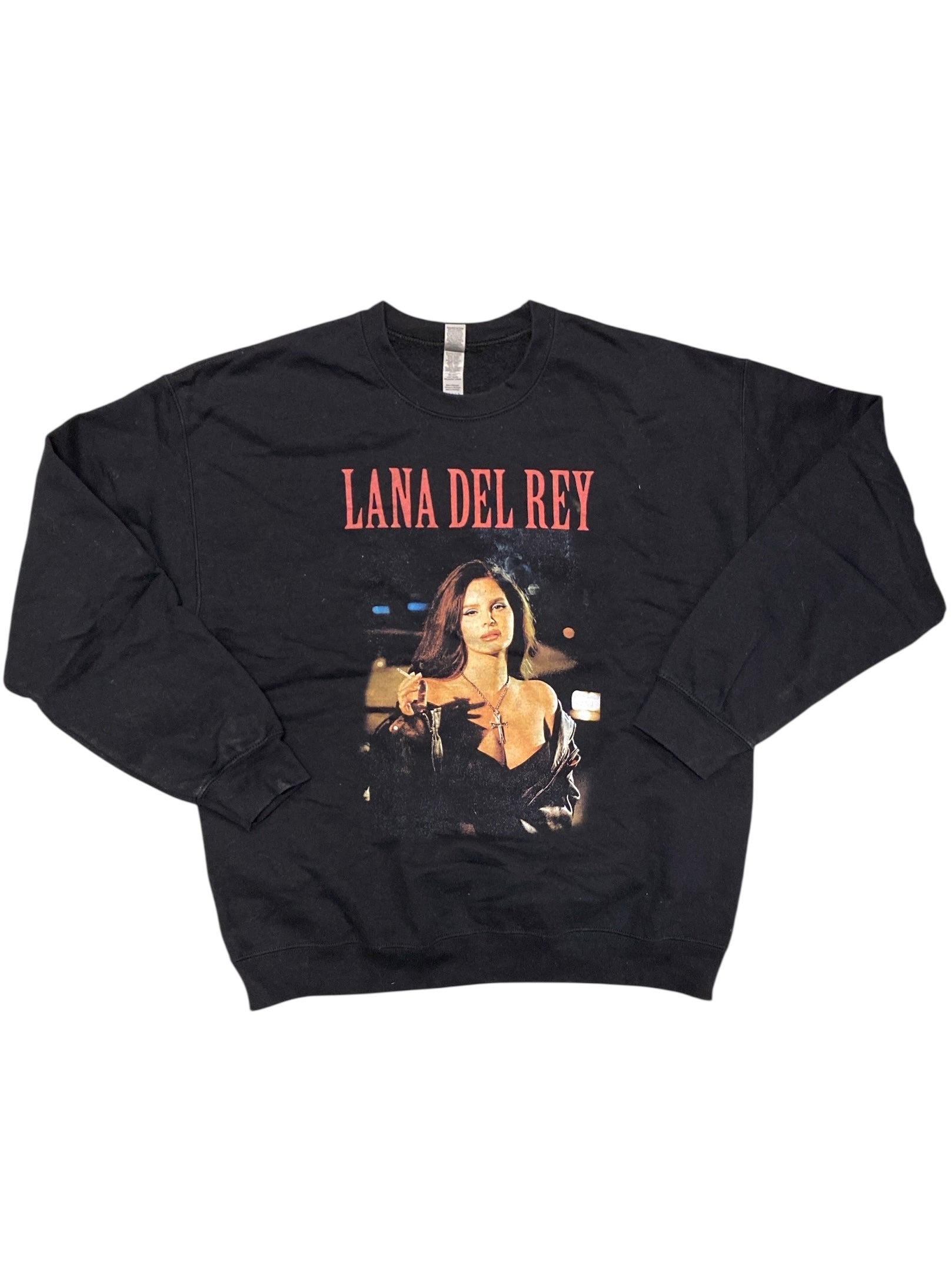 Black Gildan Lana del Rey pullover, L