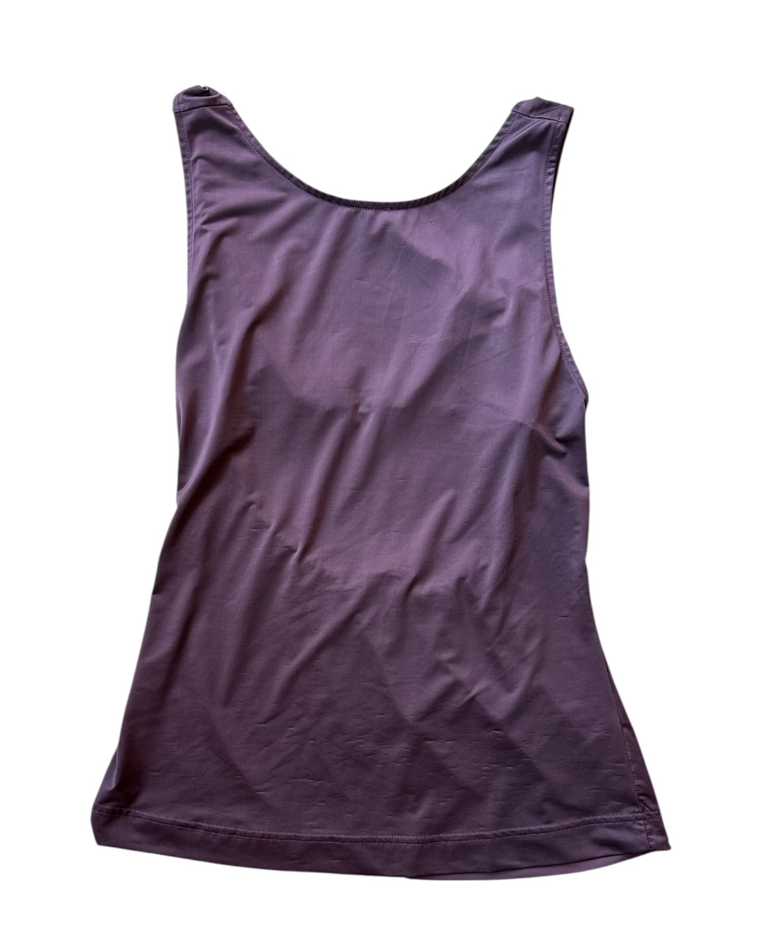 deep purple free people cut out back tank, m