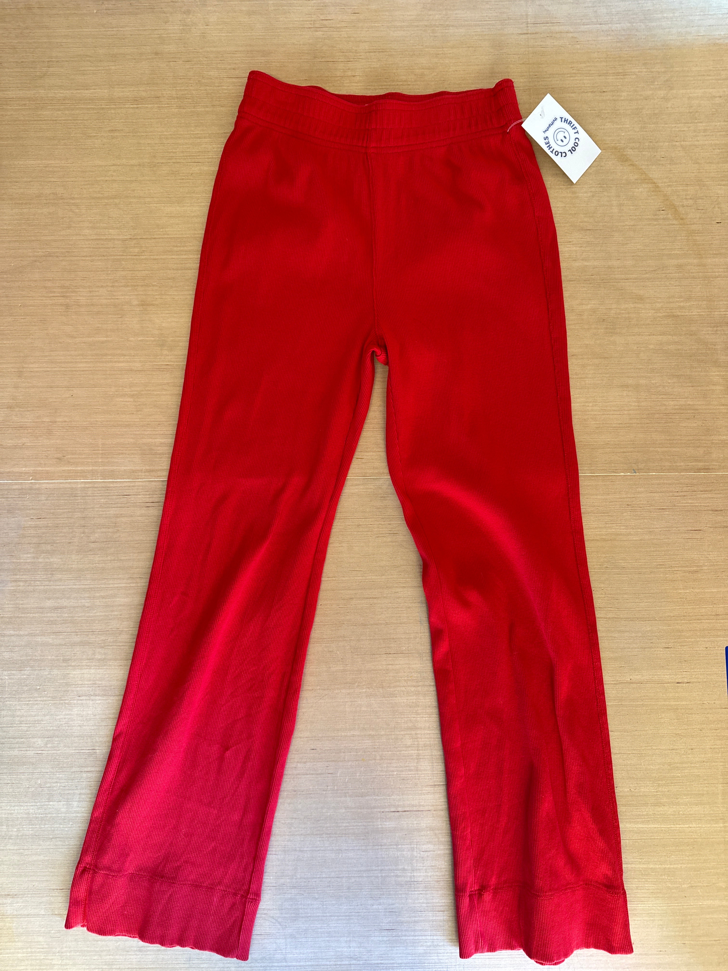 red Everlane Pull on pants, S
