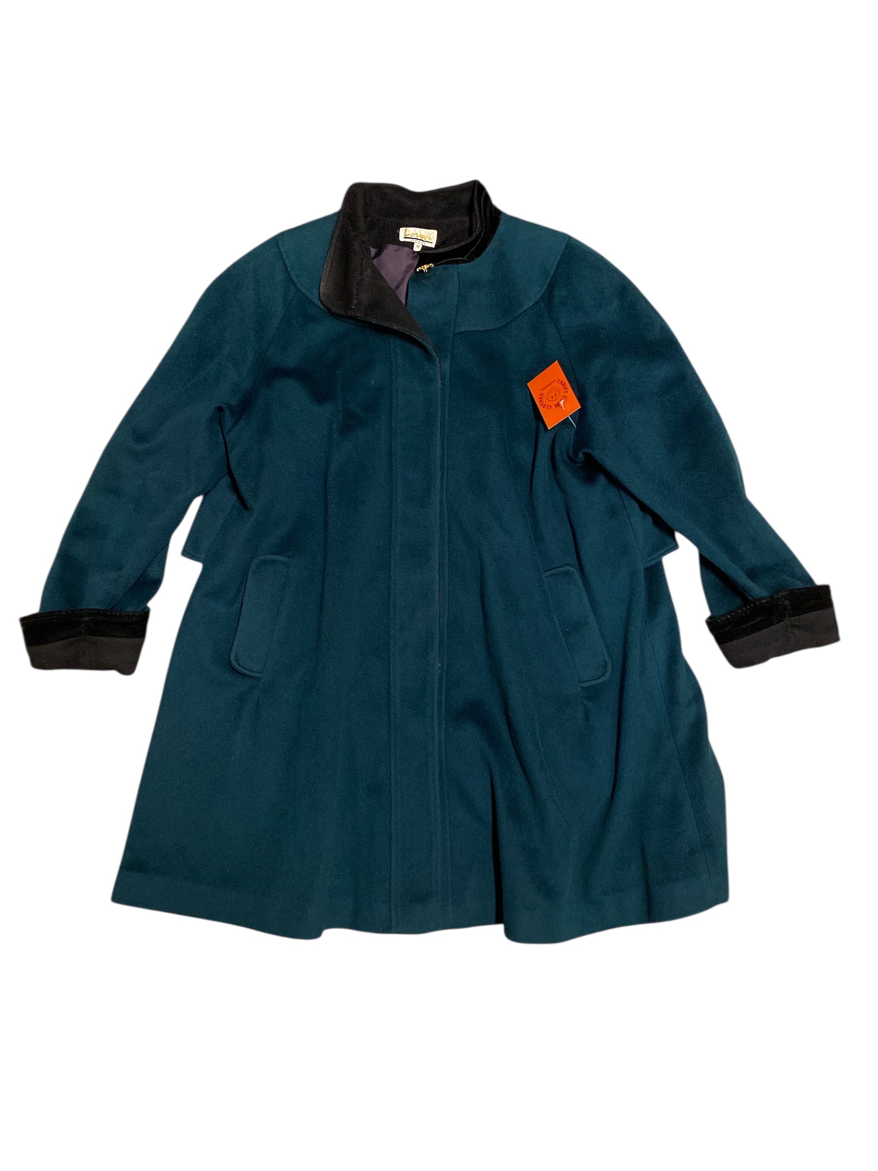 green black lonova hi neck peacoat, 14