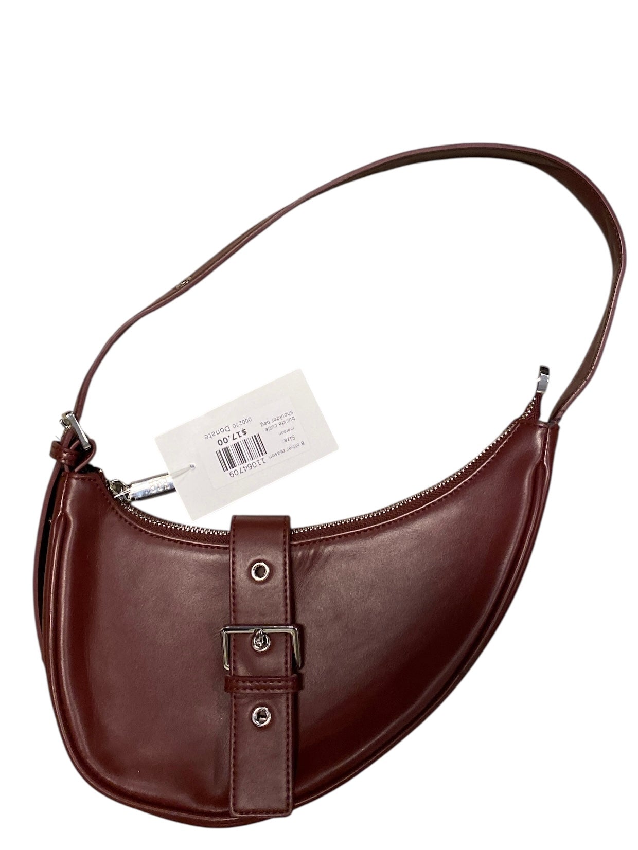 maroon 8 other reason buckle cutie shoulder bag