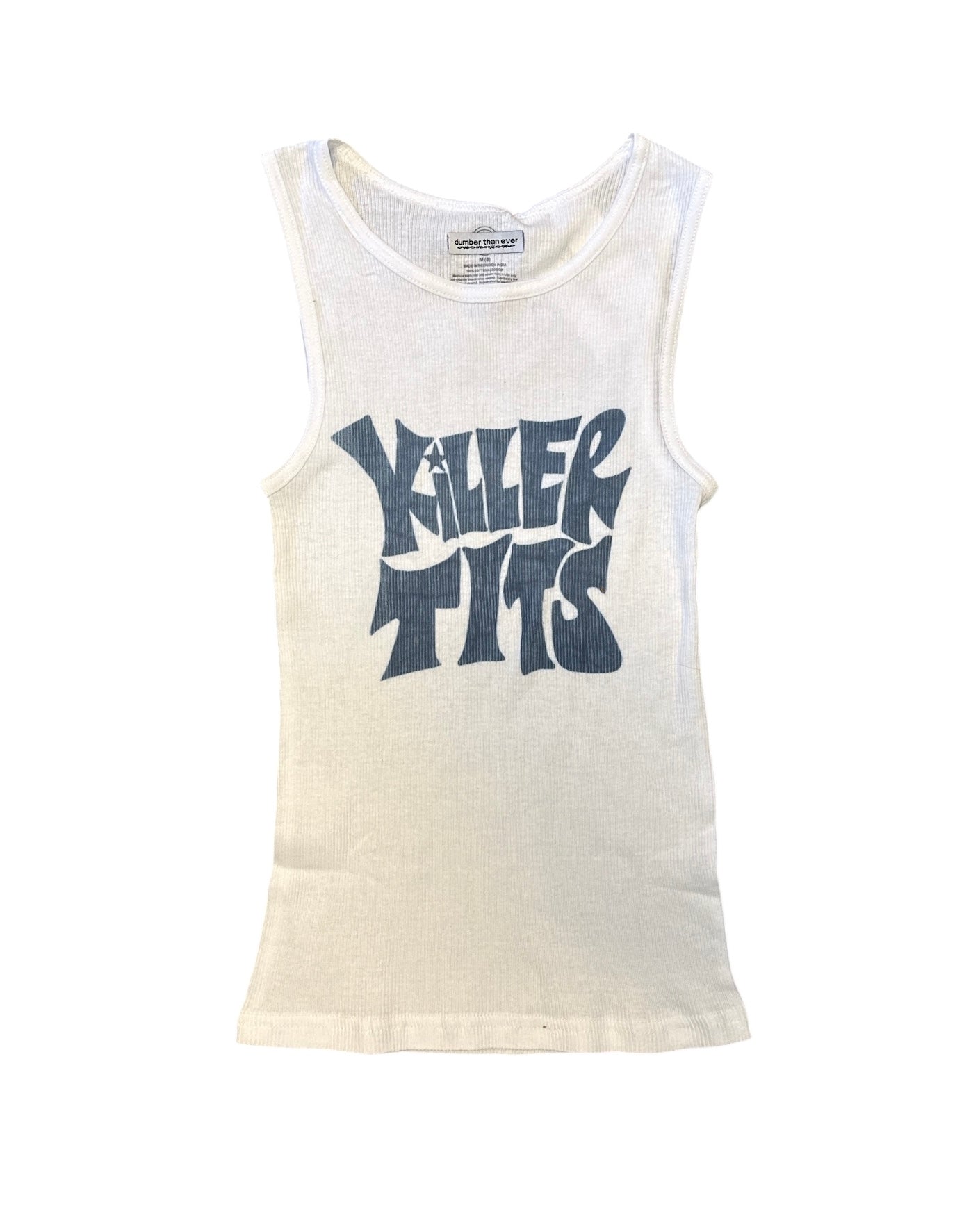 white killer tits top, m