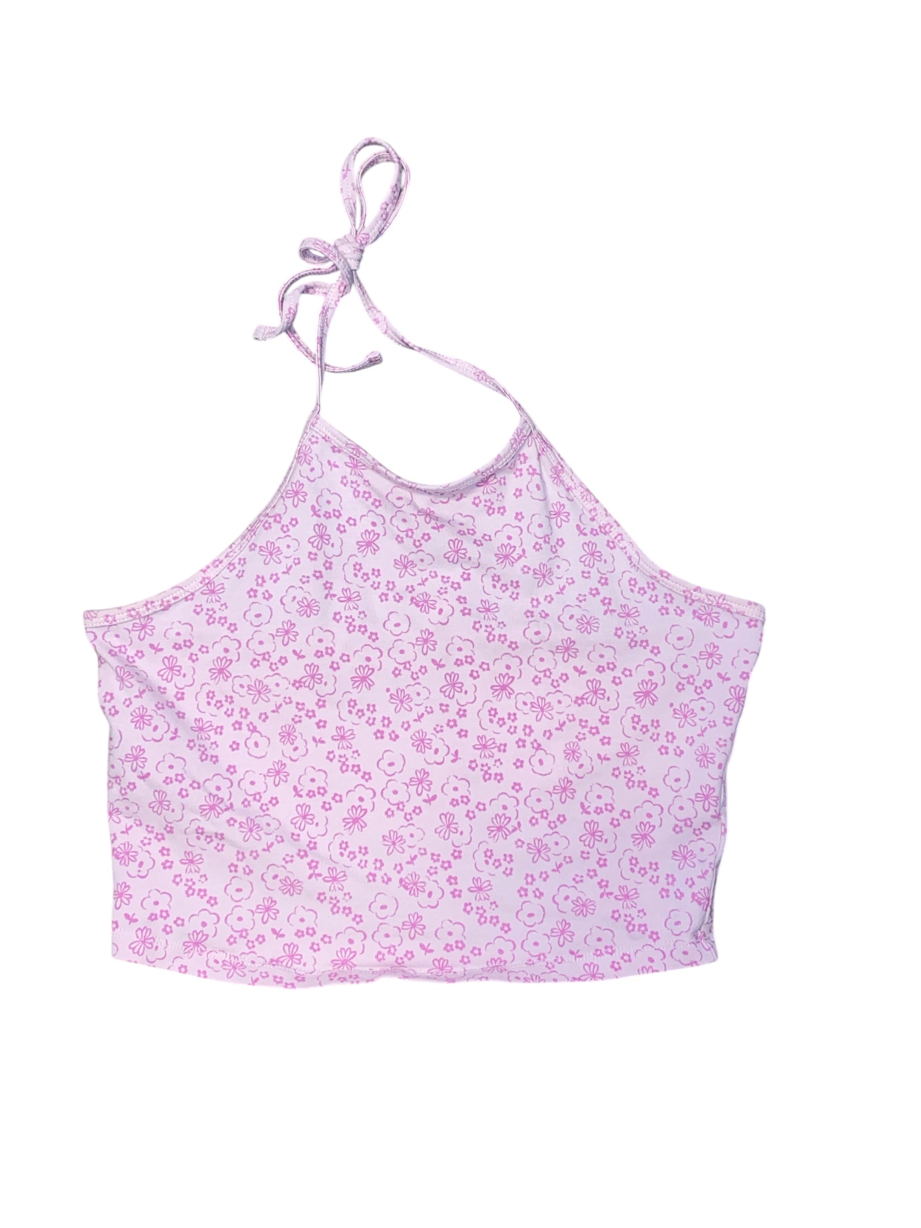 pink BP floral halter top, m