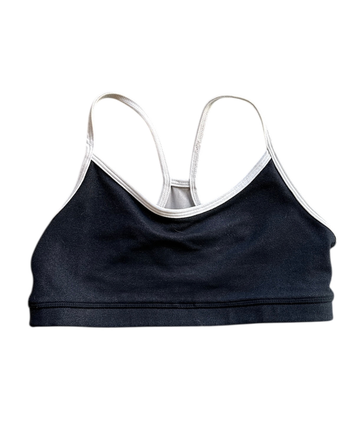 Navy white Lululemon Racerback sports bra, S