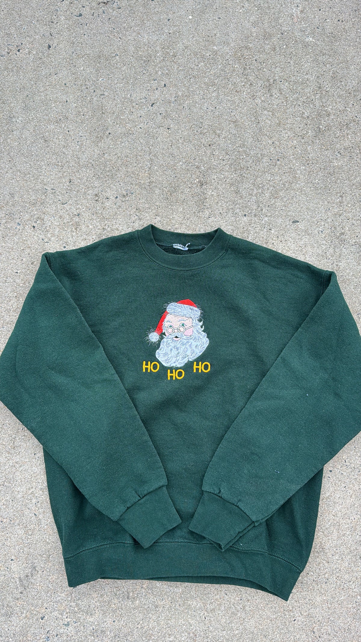 Green Ho ho ho pullover, m