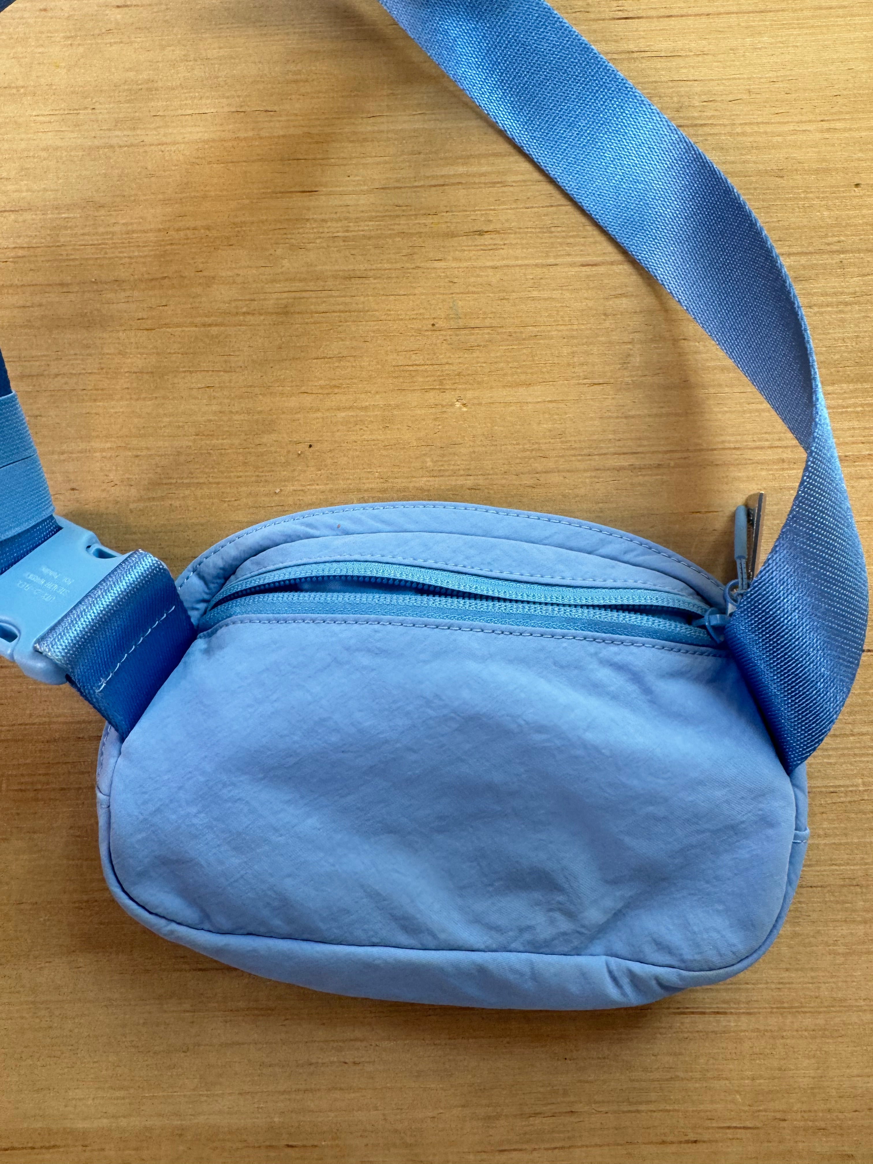 blue lululemon crossbody bag